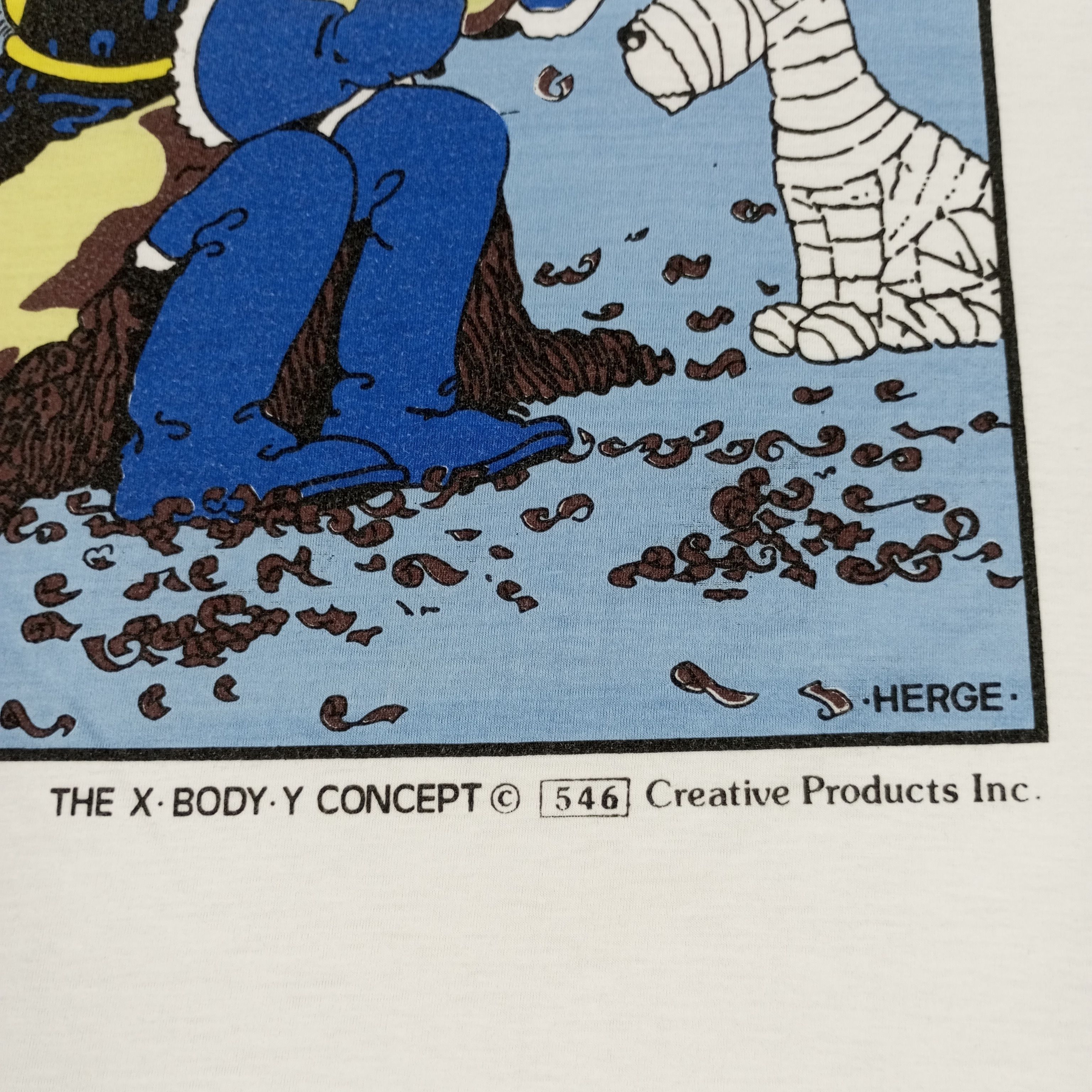 Vintage TINTIN In Land Of The Soviets Streetwear Cartoon Tshirt Size US L / EU 52-54 / 3 - 6 Thumbnail