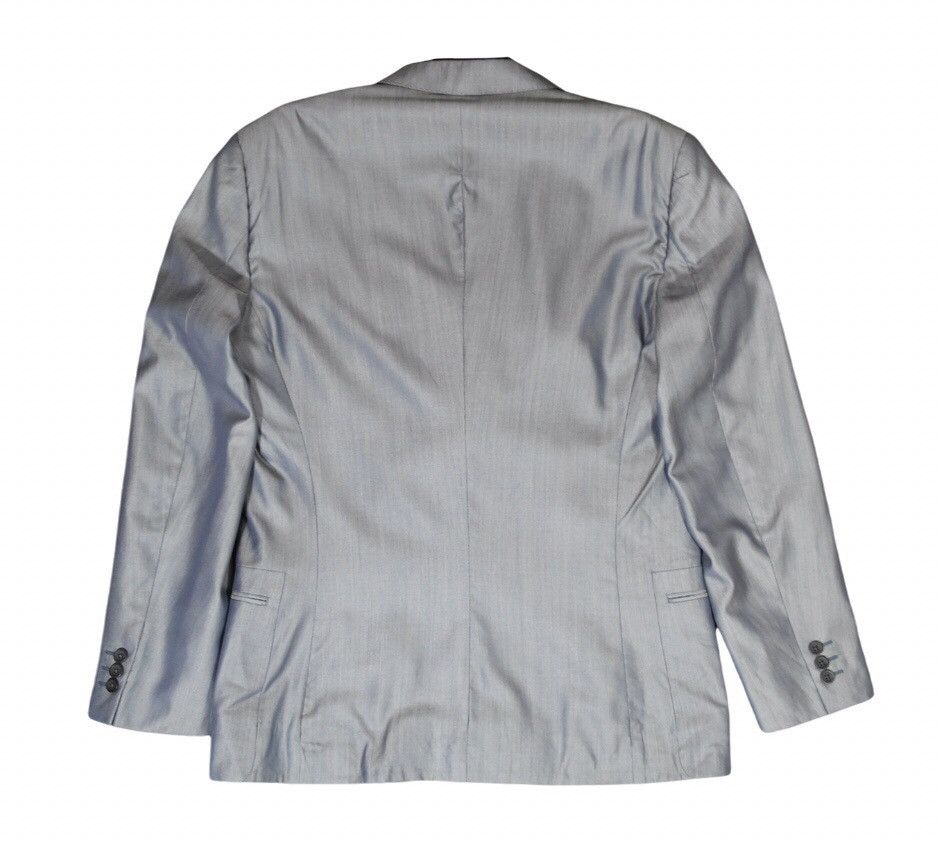 Versace Gianni Versace Silk Blazer Men's Sz 54 Gray Size 54R - 4 Thumbnail