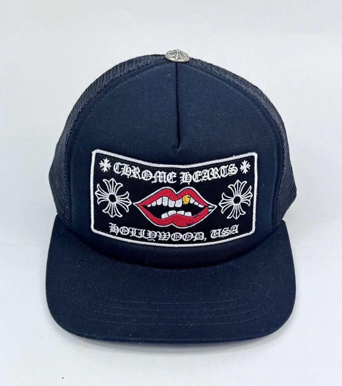 Chrome Hearts LIPS LOGO TRUCKER CAP Size ONE SIZE - 1 Thumbnail