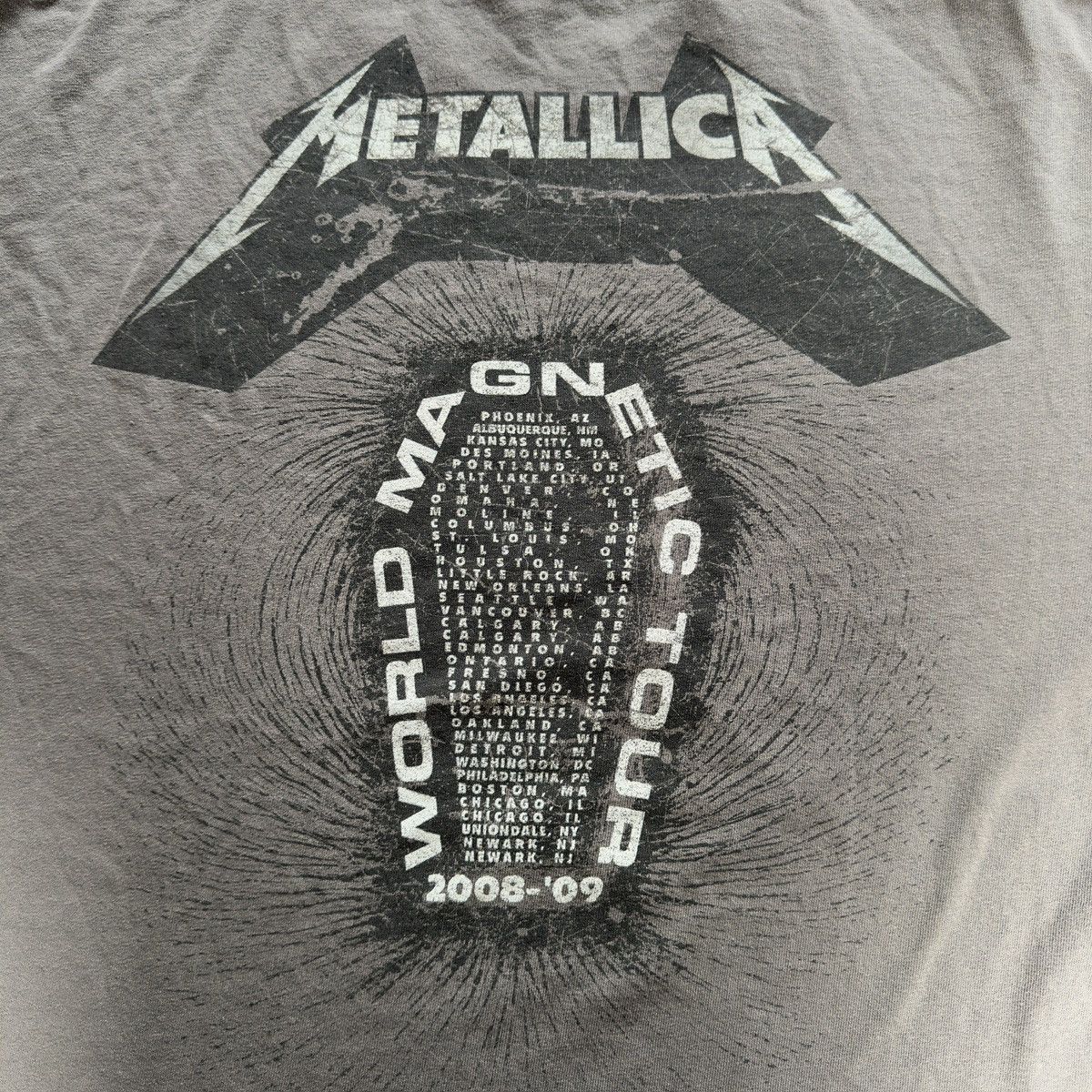 Vintage Vintage Metallica Death Magnetic T Shirt Size US XL / EU 56 / 4 - 3 Thumbnail