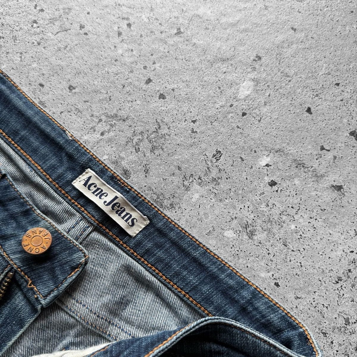 Acne Studios Acne Jeans Women Vintage Denim Mini Jean Skirt Blue Low Rise Size 28" / US 6 / IT 42 - 6 Thumbnail