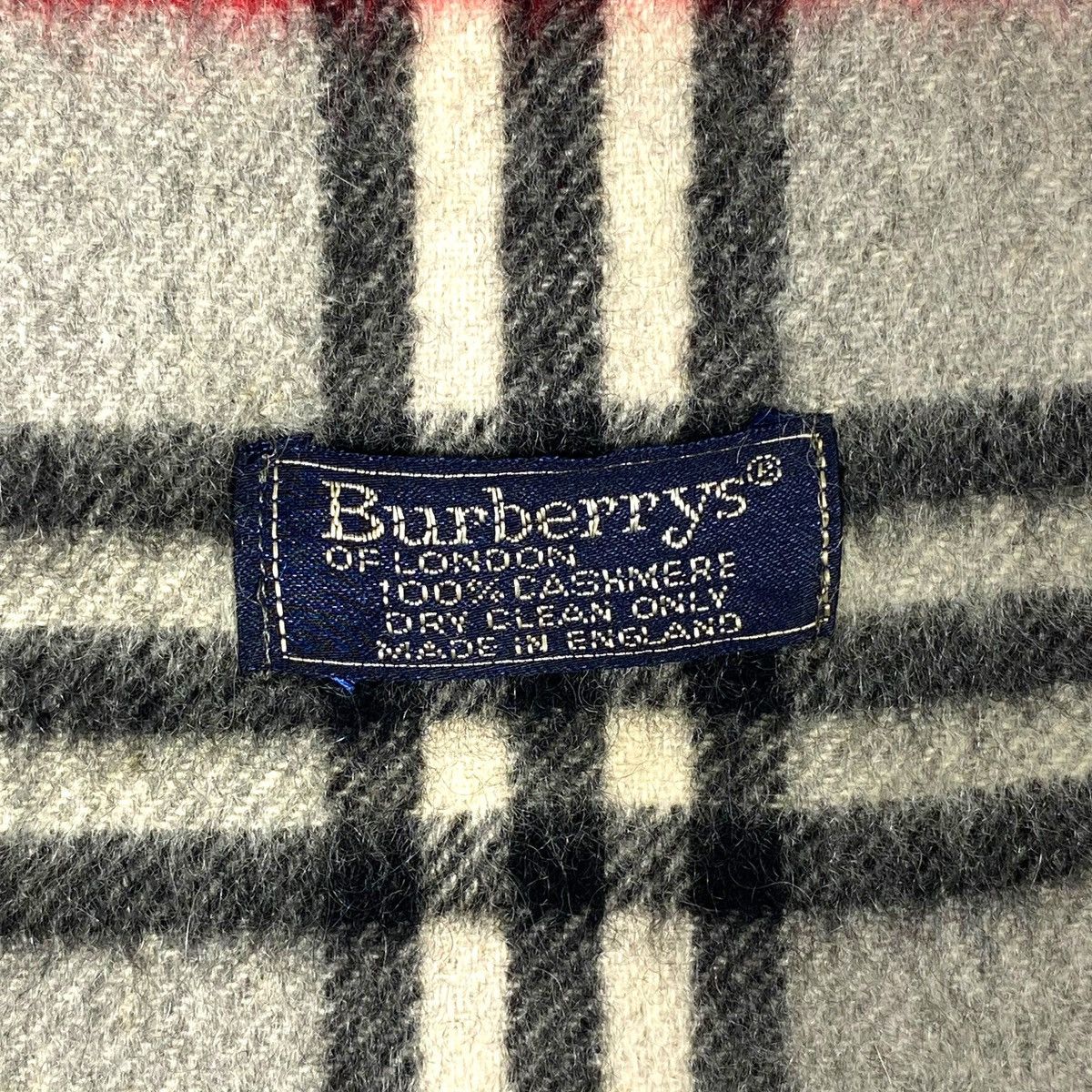 Burberry × Vintage Vintage Burberrys Nova Checked Cashmere Scarf Muffler Size ONE SIZE - 2 Thumbnail