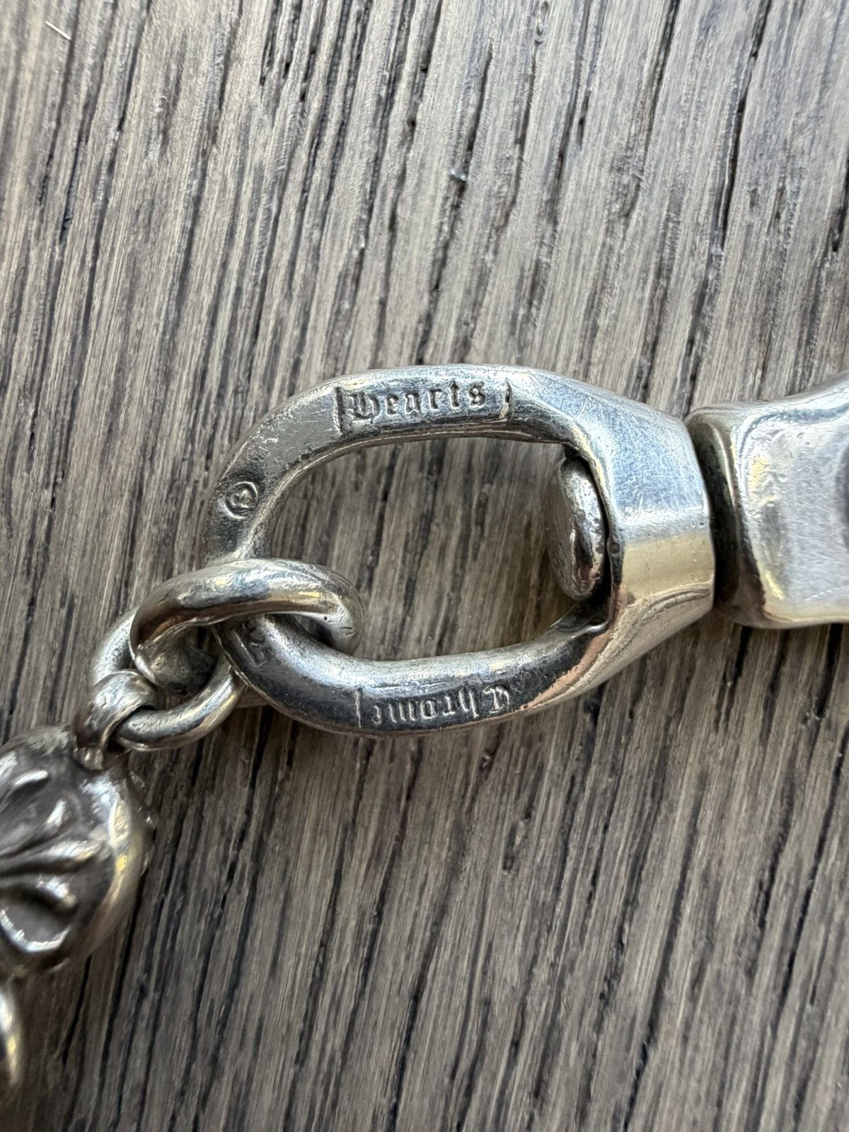 Chrome Hearts Size 18" - Chrome Hearts Cross Bal Double Clasp Wallet Chain Size ONE SIZE - 7 Thumbnail