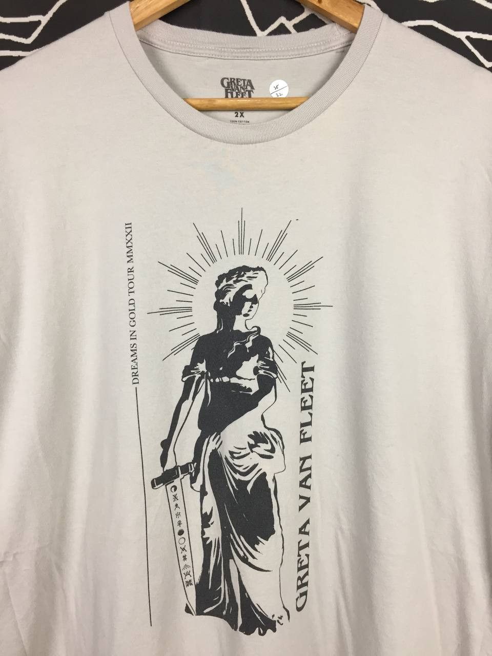 Band Tees Greta Van Fleet Dreams In Gold Tour 2022 Concert Tee Size US XXL / EU 58 / 5 - 3 Thumbnail