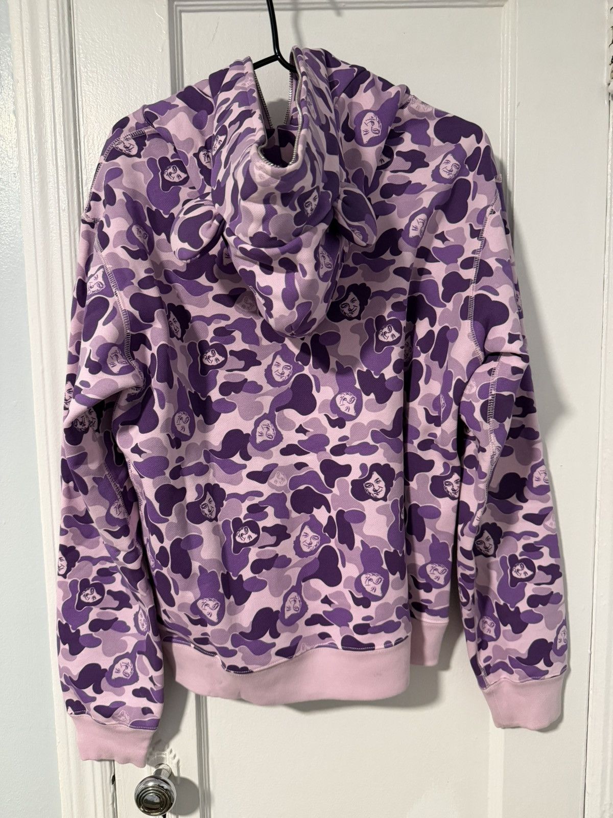 Japanese Brand Bape Jose Wong ABCD Full Zip Hoodie Purple Size US M / EU 48-50 / 2 - 4 Thumbnail