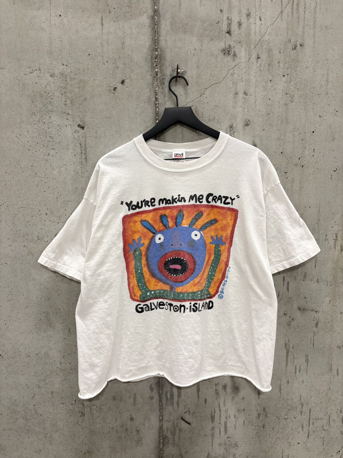 Vintage Vintage Makin Me Crazy Shirt Thrashed Faded Grunge Band Boxy Size US XL / EU 56 / 4 - 1 Thumbnail