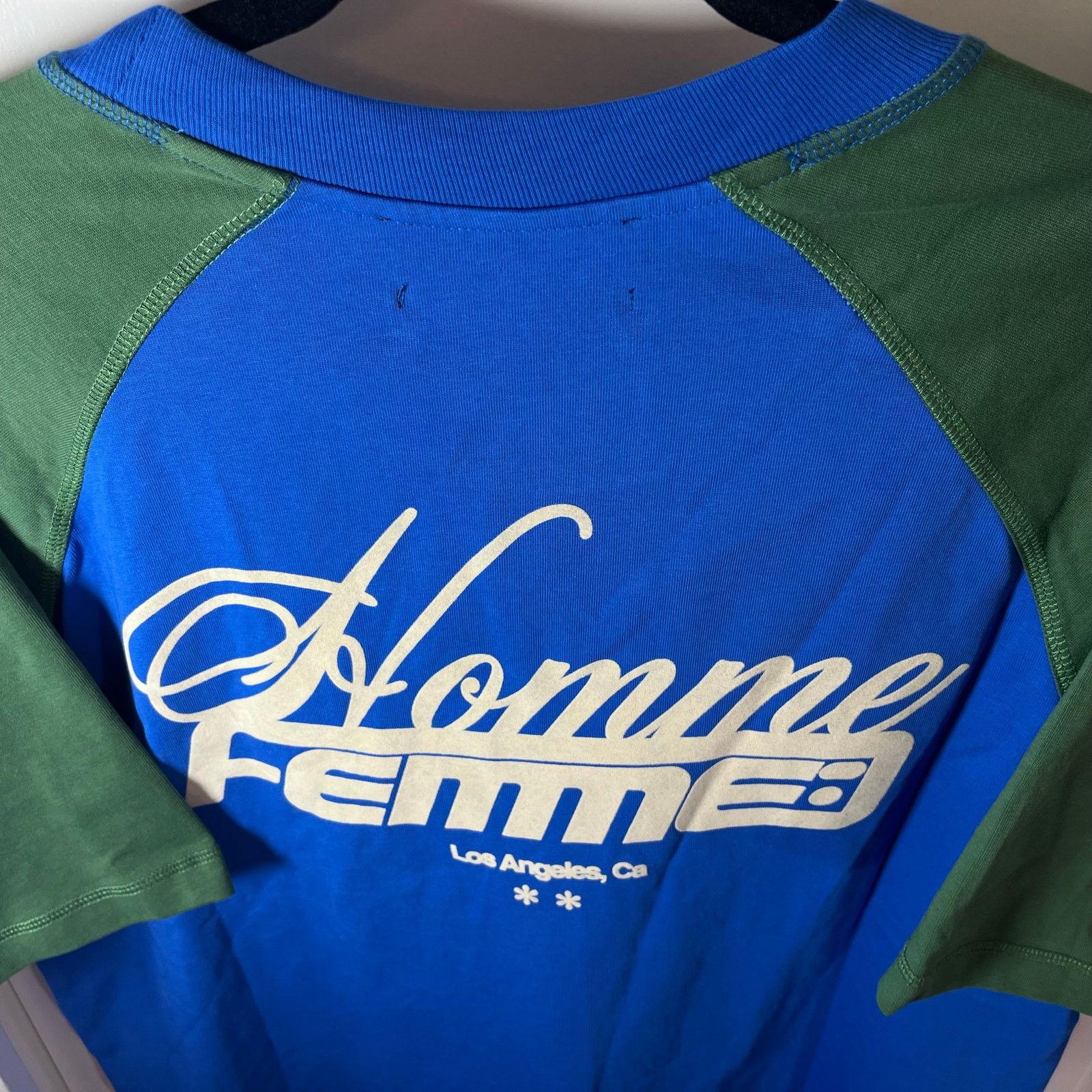 Homme + Femme La •NWT• Homme + Femme LA • Men’s L Westwood Ragland Tee 💙💚 Size US L / EU 52-54 / 3 - 3 Thumbnail