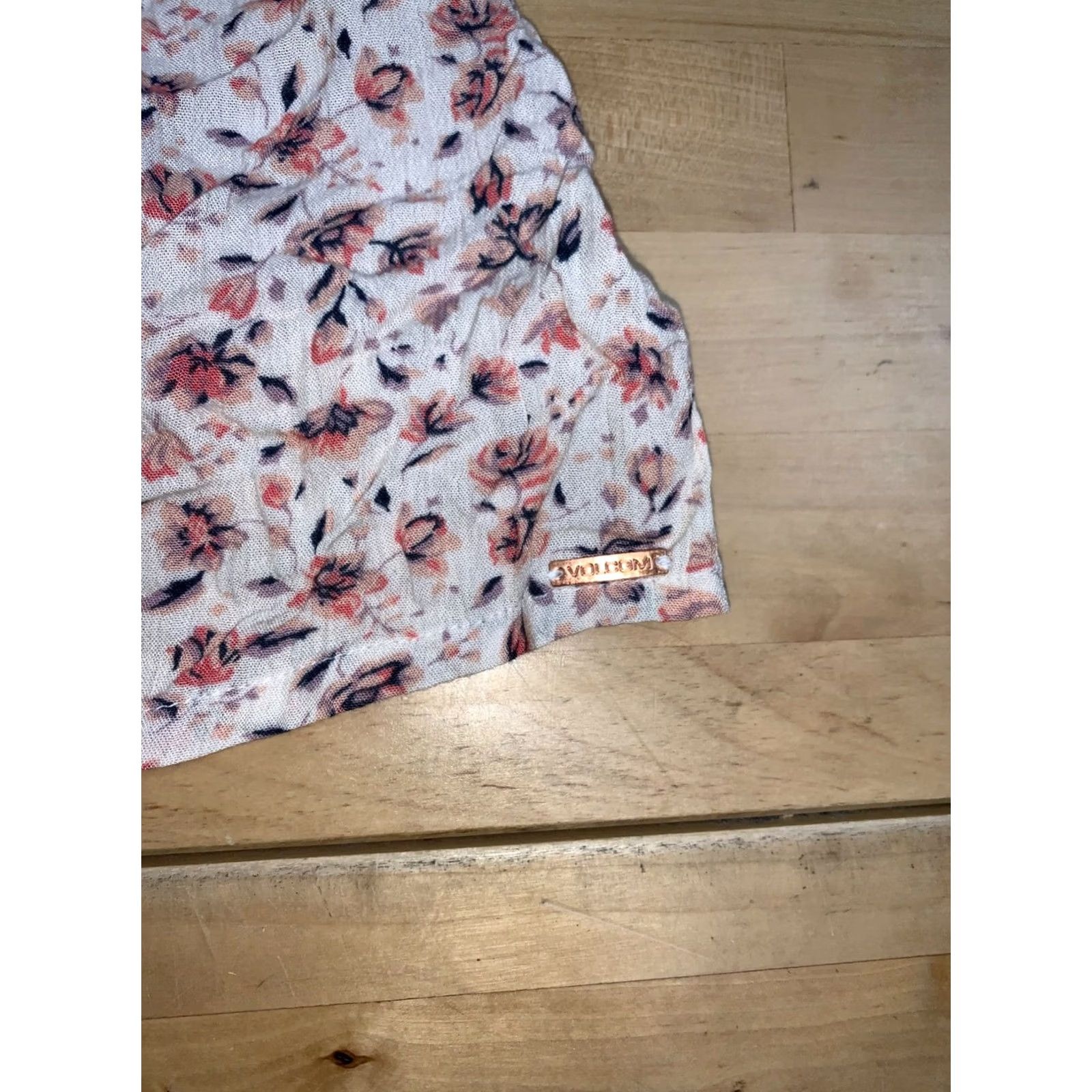 Volcom NWT Volcom Floral Cami Top Women S Casual Tank Top Boho Pink Cotton Sleeveless Spaghetti Strap Size S / US 4 / IT 40 - 5 Thumbnail