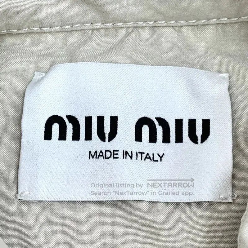Miu Miu Miu Miu Brown Cotton Women's Dress . Size XS / US 0-2 / IT 36-38 - 5 Thumbnail