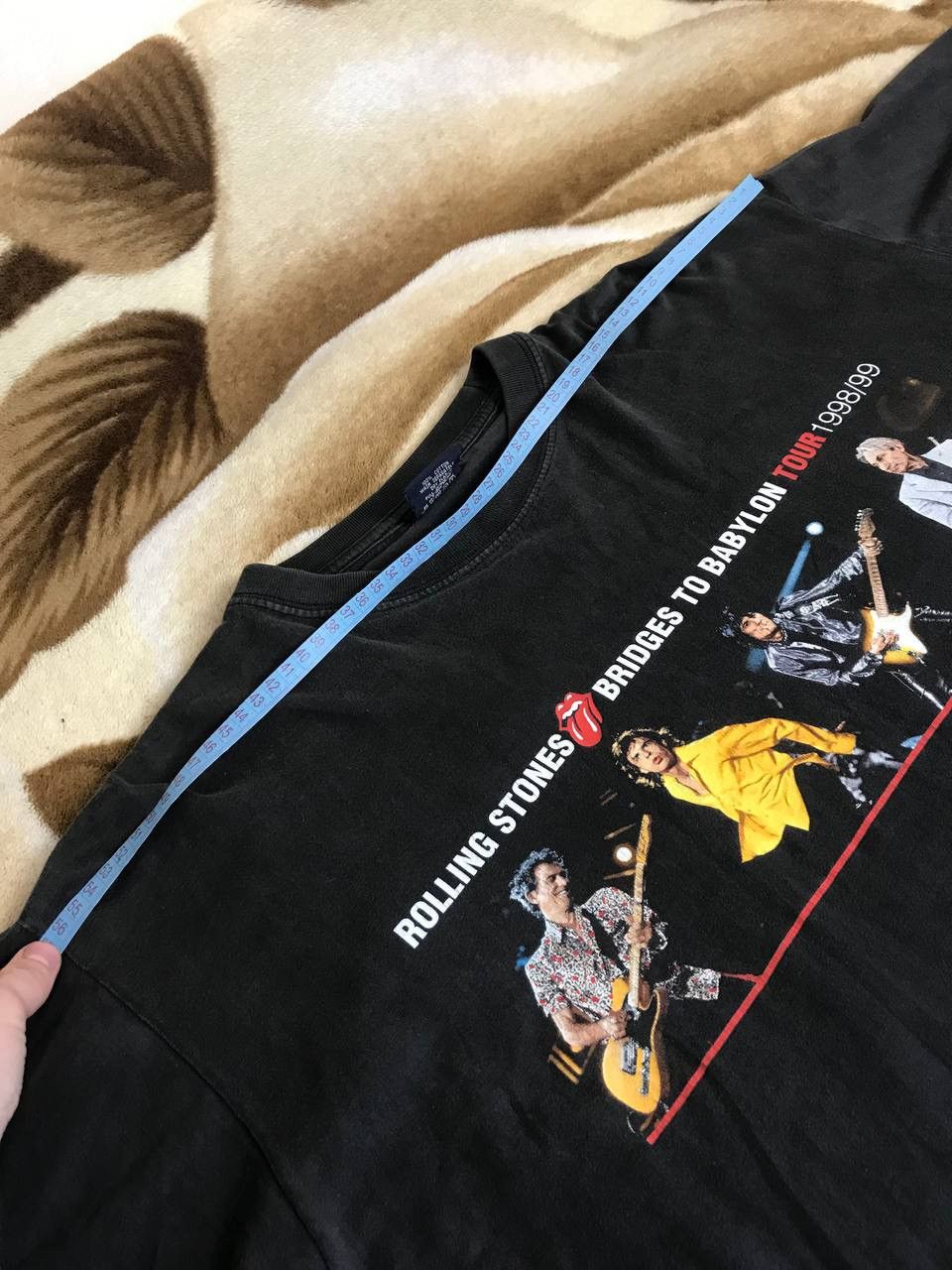 Band Tees 🔥 1998/99 Bridges To Babylon The Rolling Stones Tour T Shirt Size US L / EU 52-54 / 3 - 13 Thumbnail