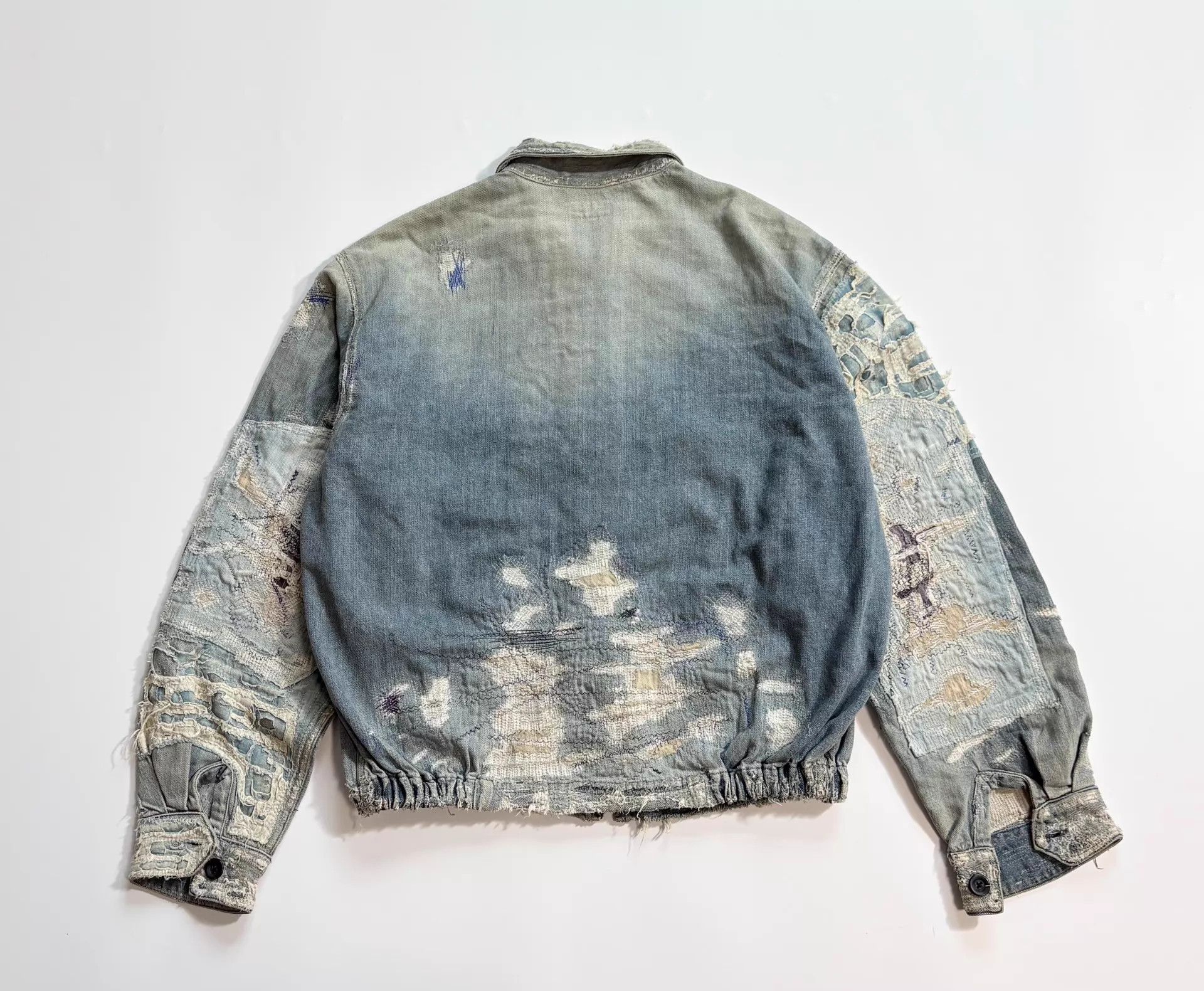 Kapital KAPITAL BORO Distressed Denim Jacket 3 95 New Size US L / EU 52-54 / 3 - 5 Thumbnail