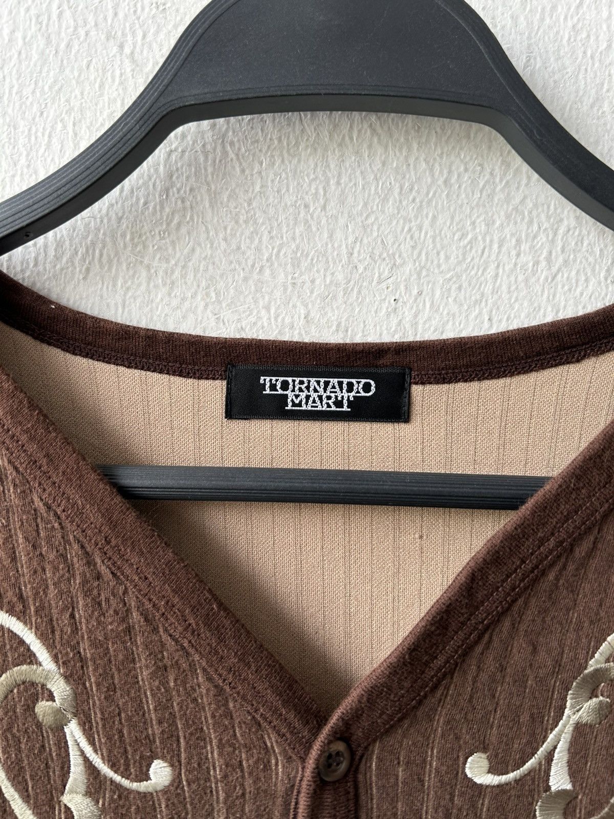 Tornado Mart Tornado Mart Tattoo Brown Long Sleeve Size US XS / EU 42 / 0 - 13 Thumbnail