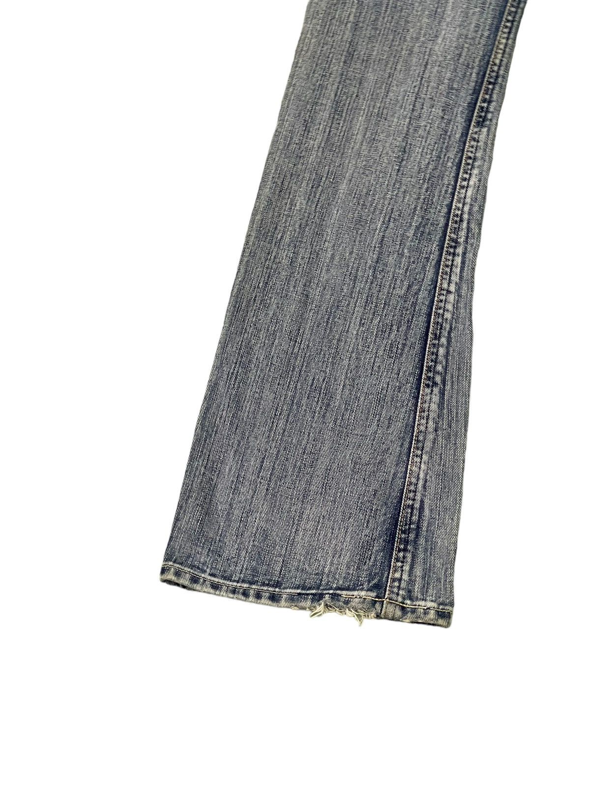 Lee Flare Jeans Lee Japan Faded Distress Low Rise Boot Cut 7🟦2 Size US 28 / EU 44 - 14 Thumbnail