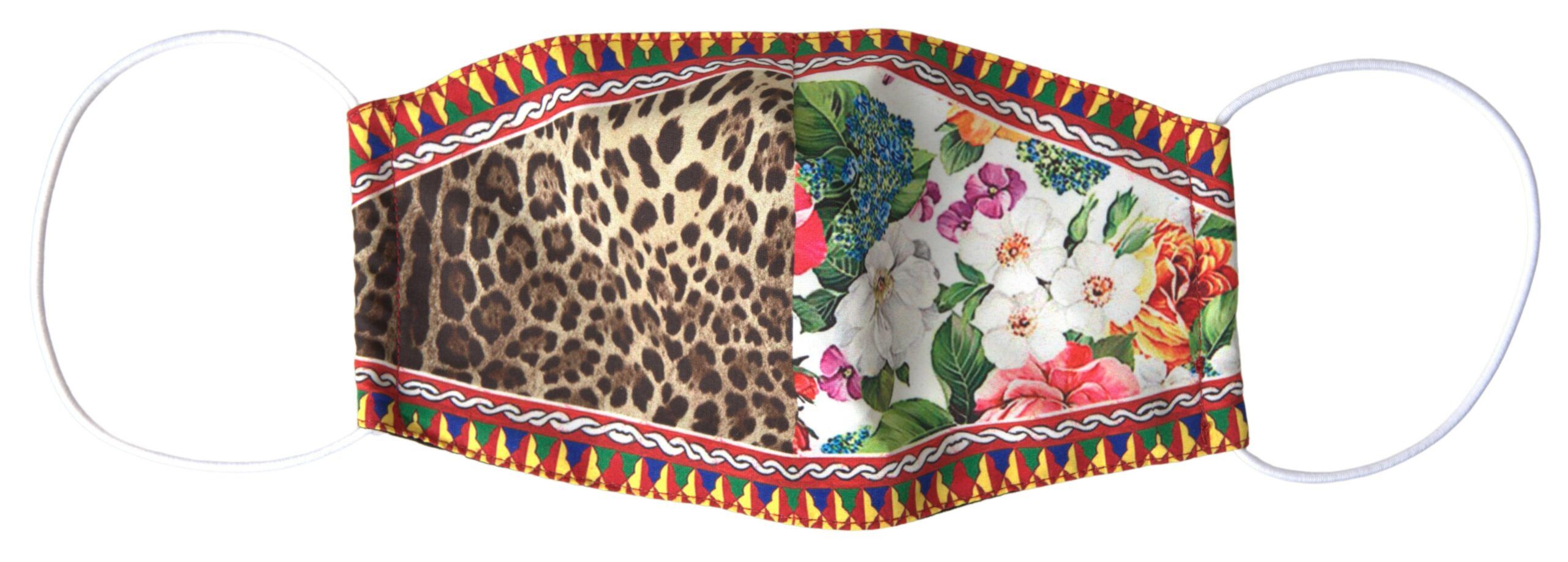 Dolce & Gabbana Multicolor Designer Face Mask with Logo Women's Detail Size ONE SIZE - 1 Thumbnail