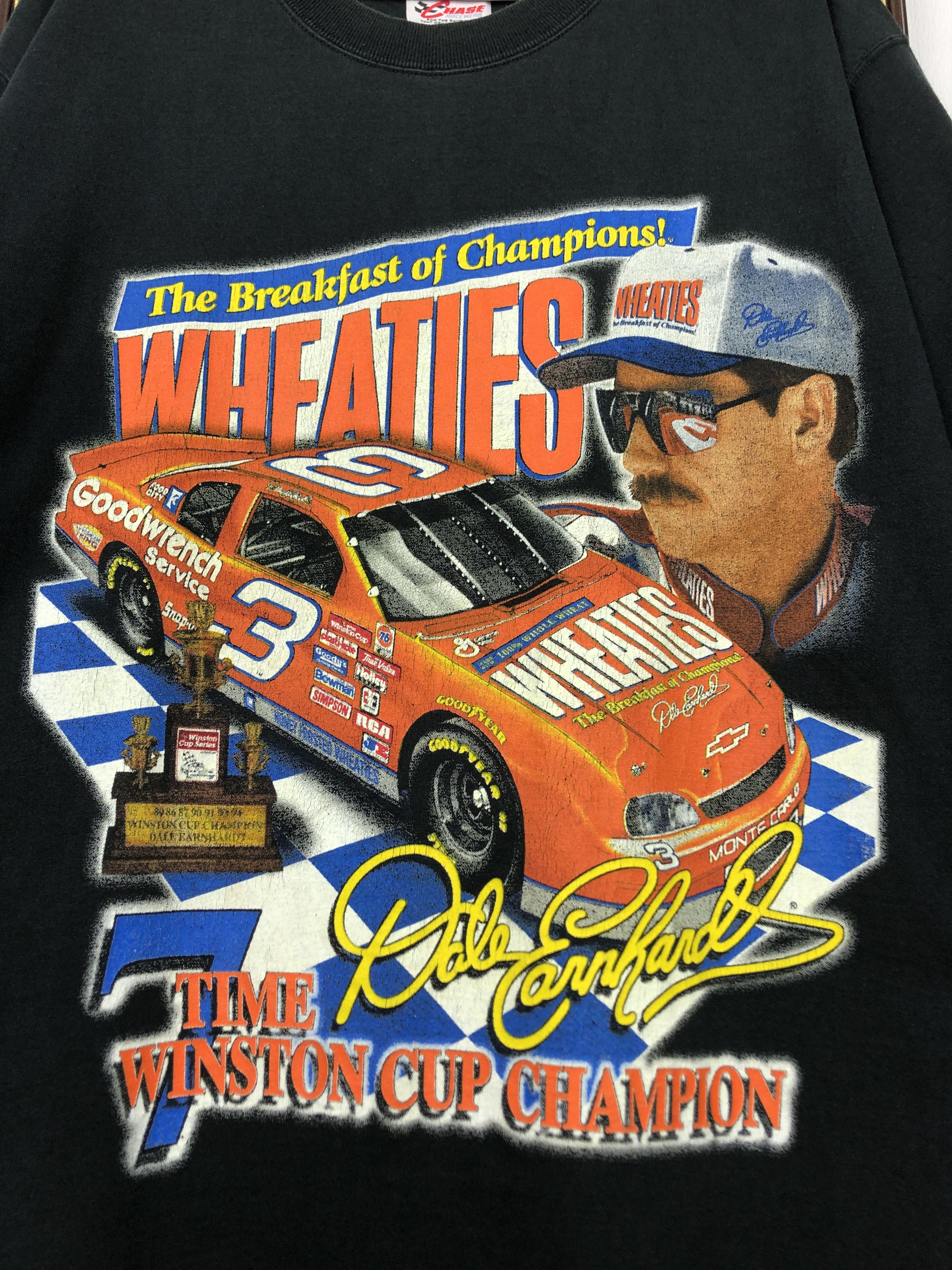 NASCAR × Vintage Vintage 90's Dale Earnhardt Shirt Nascar Racing Jersey Tee Size US XL / EU 56 / 4 - 4 Thumbnail