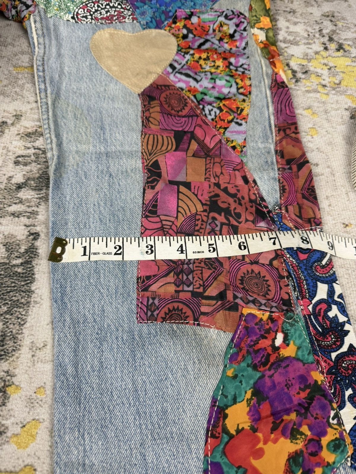 Junya Watanabe Vintage 80s Levis 501 Inspired Kapital Sashiko Boro Jeans Size US 30 / EU 46 - 8 Thumbnail