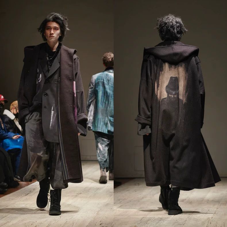 Yohji Yamamoto Yohji Yamamoto 22AW Silk Old Man Woman Print Jacket 2503-N Size US L / EU 52-54 / 3 - 2 Thumbnail