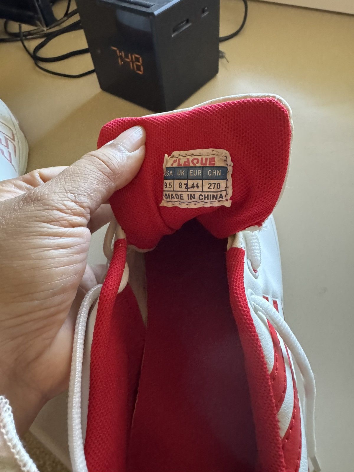 Adidas FSO Red n white sneakers #sportswear Size US 9.5 / EU 42-43 - 2 Thumbnail