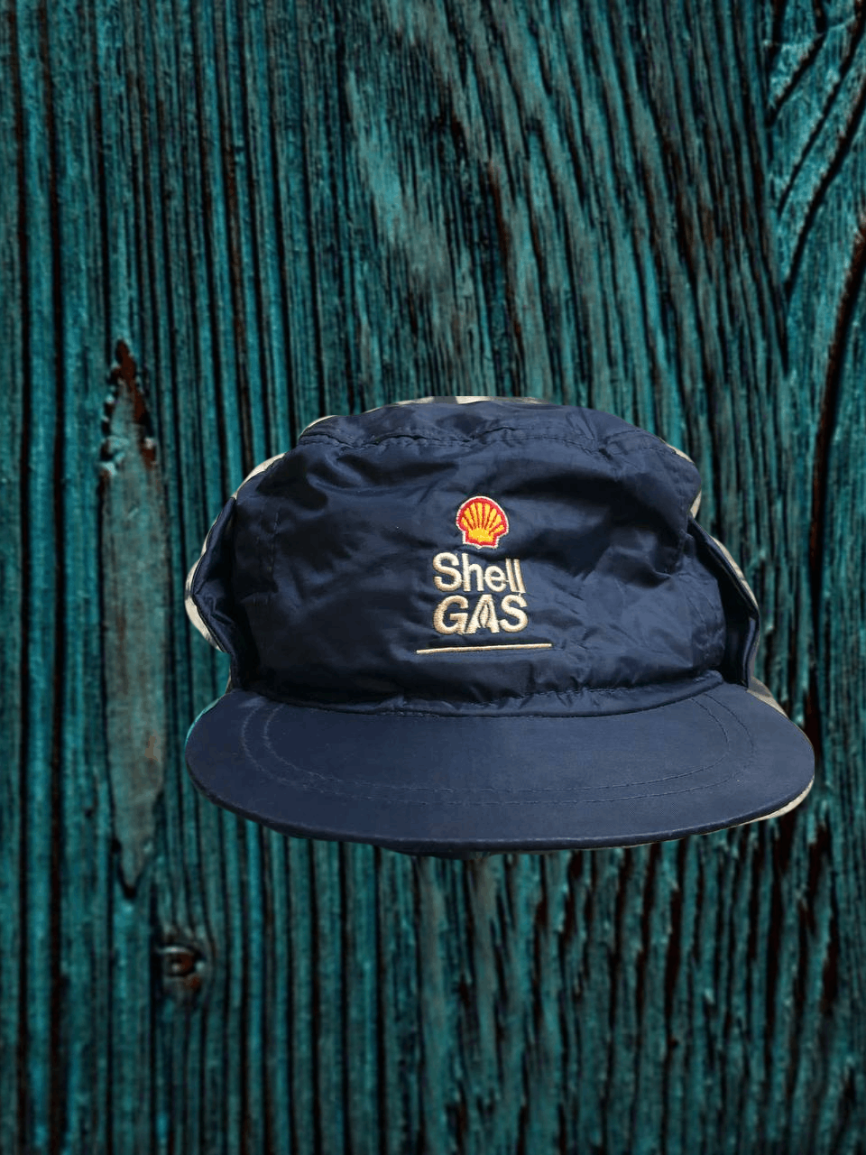 Vintage Shell Gaz Vintage NYLON Cap STREETWEAR Size ONE SIZE - 1 Thumbnail