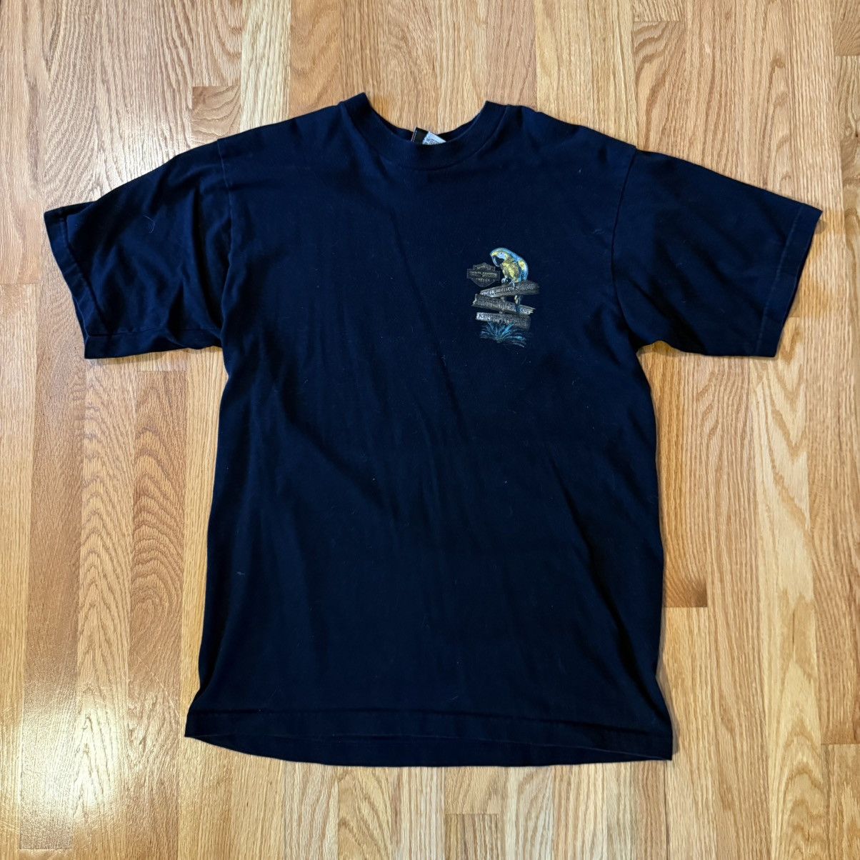 Harley Davidson 2007 Harley Davidson Double Sided Grand Cayman T-Shirt Size US L / EU 52-54 / 3 - 1 Thumbnail