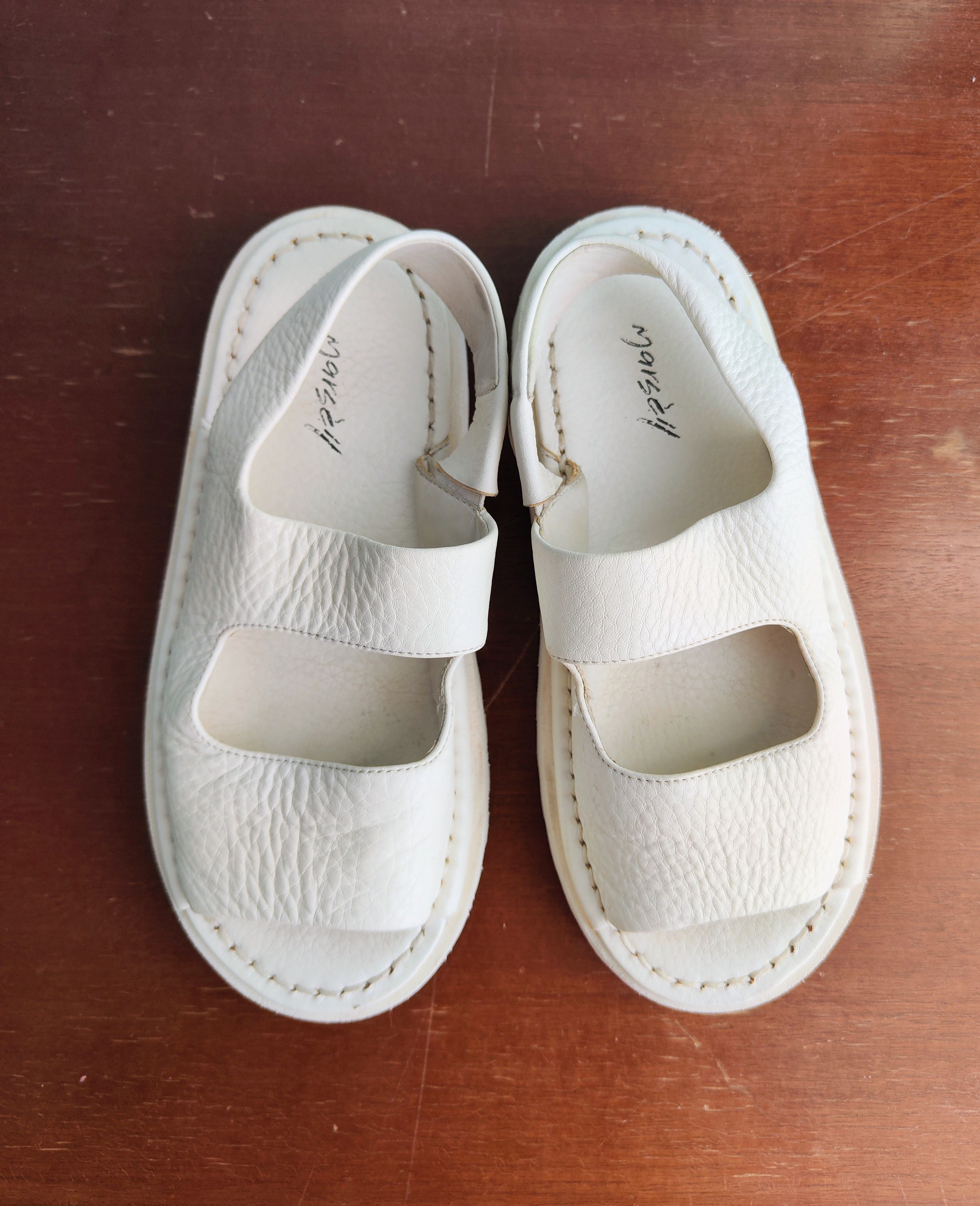 Marsell Sanpomice optical white sandal.Like Marni or Guidi Size US 5 / IT 35 - 3 Thumbnail