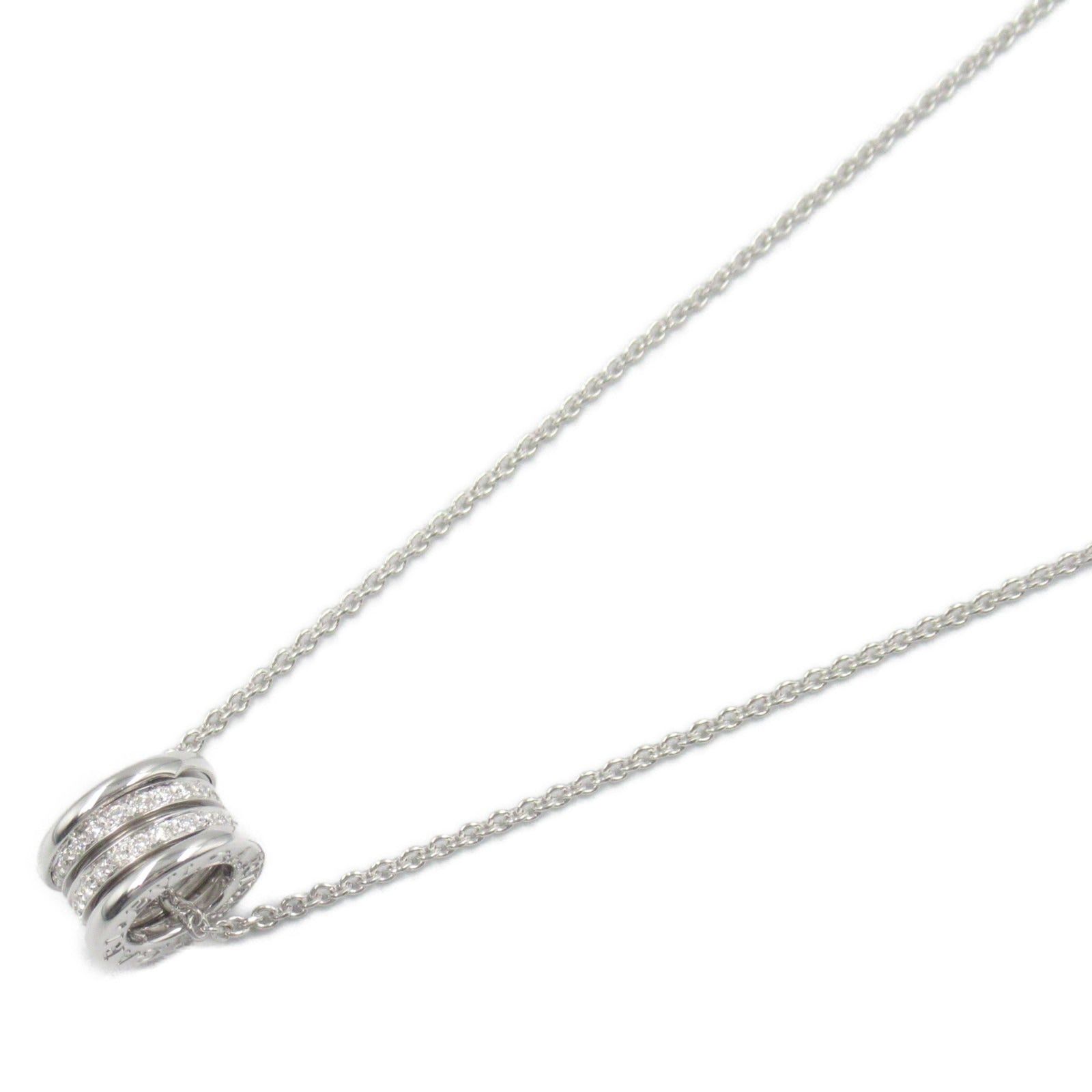 Bvlgari Bvlgari B Zero One Necklace Pave Diamond K18Wg (White Gold) Clear Size ONE SIZE - 1 Thumbnail