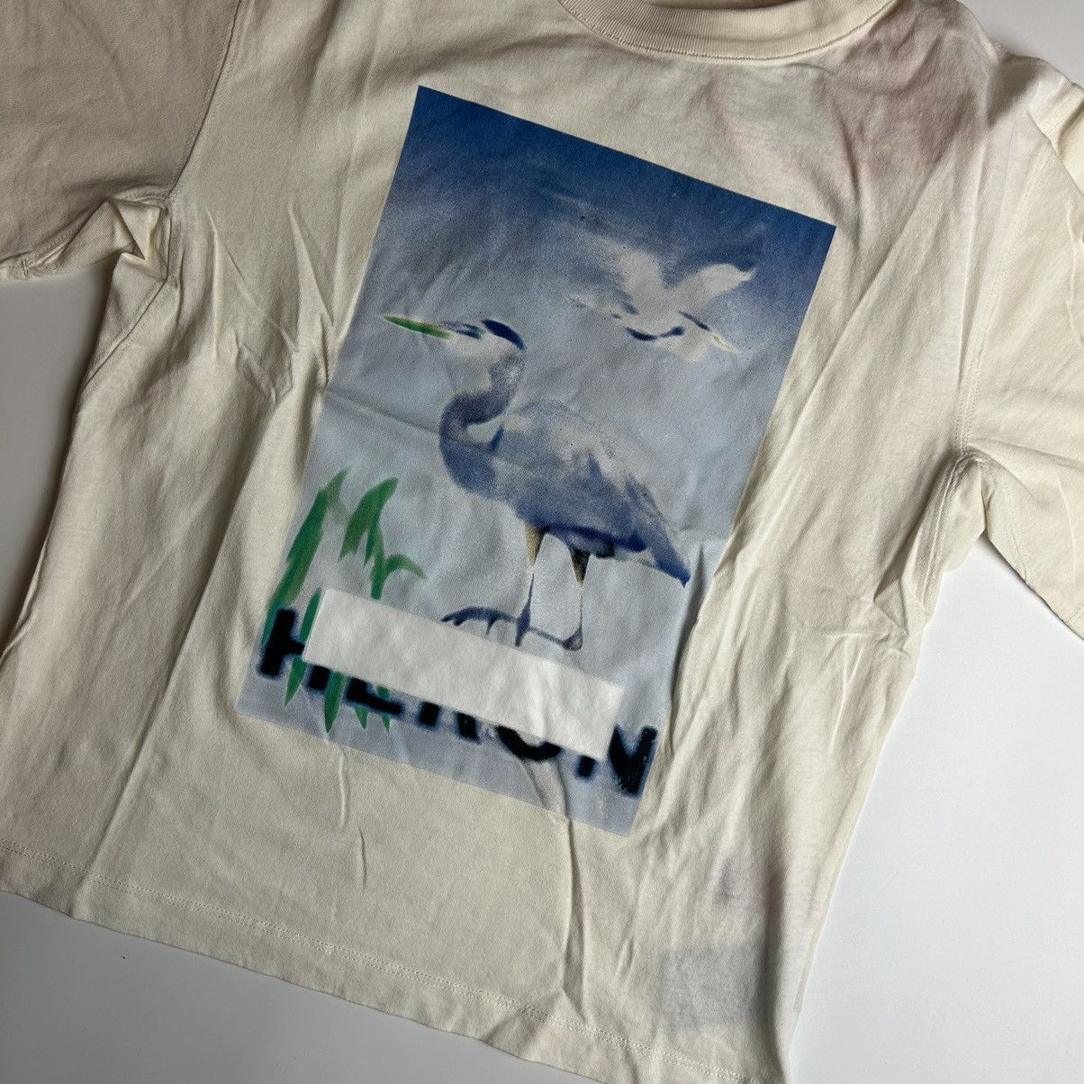 Heron Preston *NEW* Heron Preston Censored T-shirt Womens Size XS / US 0-2 / IT 36-38 - 2 Thumbnail