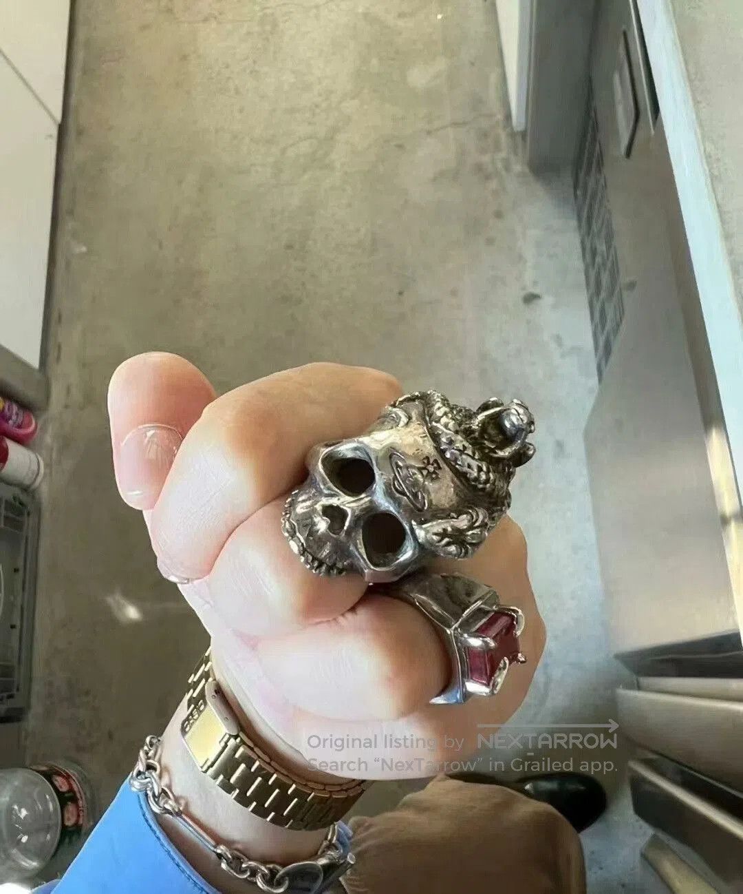 Vivienne Westwood vivienne westwood skull ring with snake design. Size ONE SIZE - 9 Thumbnail