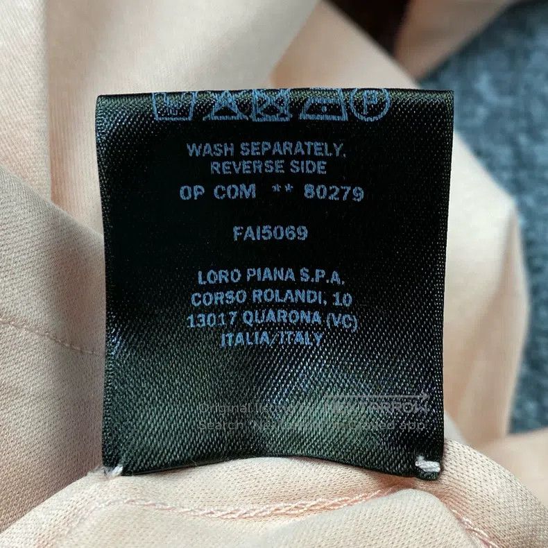 Loro Piana Loro Piana Light Pink Badge Embroidered Round Neck Short S Size M / US 6-8 / IT 42-44 - 6 Thumbnail