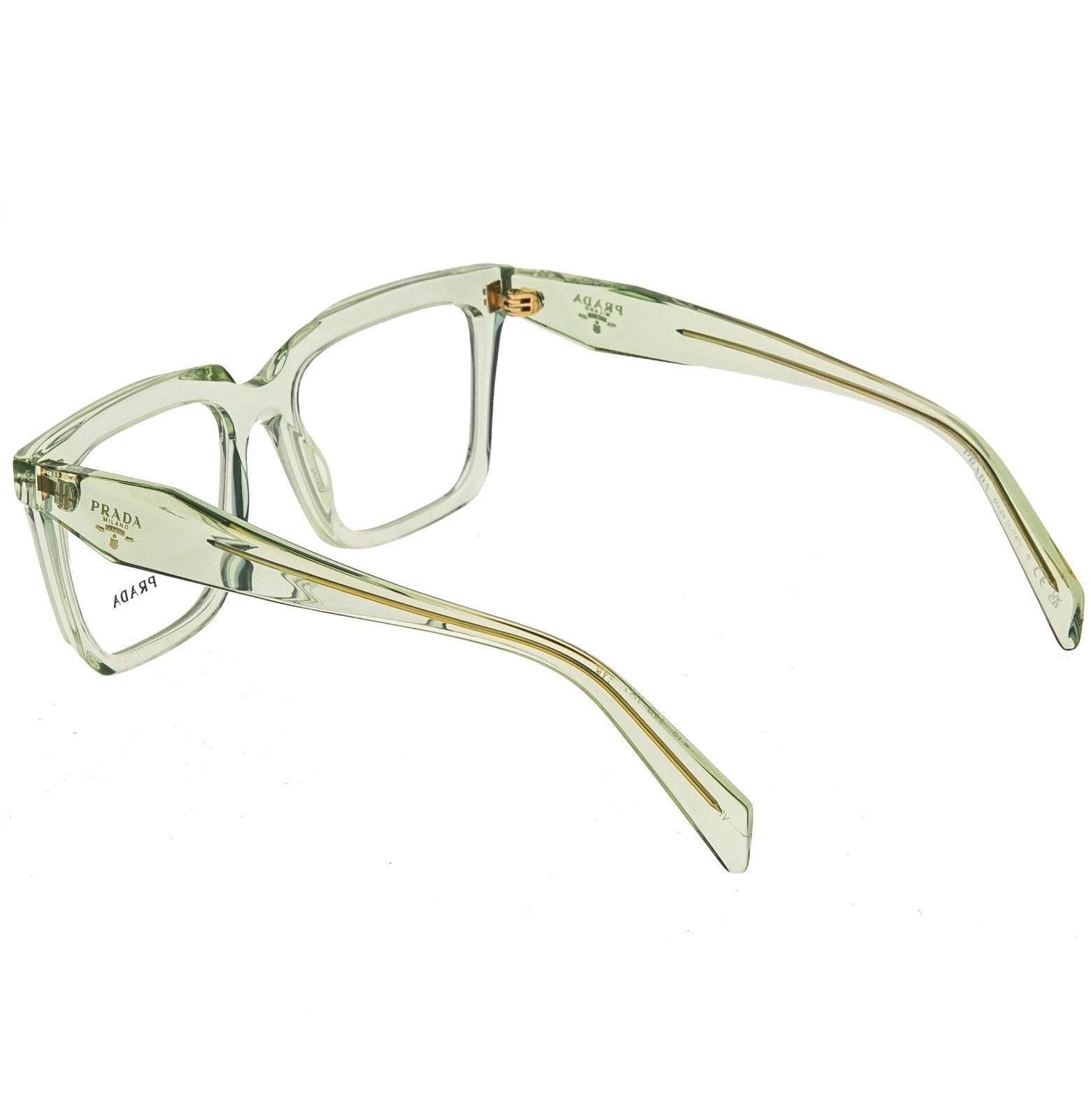 Prada PRADA SYMBOLE PRA19V Crystal Green Triangle Logo A19 Size ONE SIZE - 7 Thumbnail