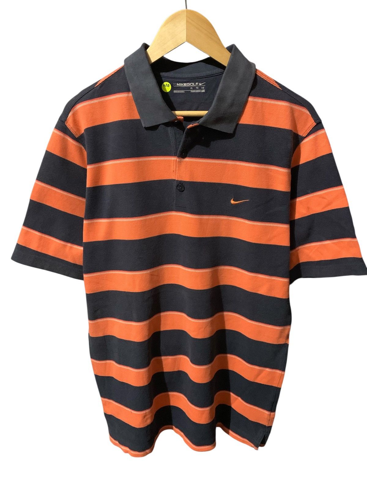 Nike Vintage Nike Golf Polo Stripe Size US L / EU 52-54 / 3 - 1 Thumbnail