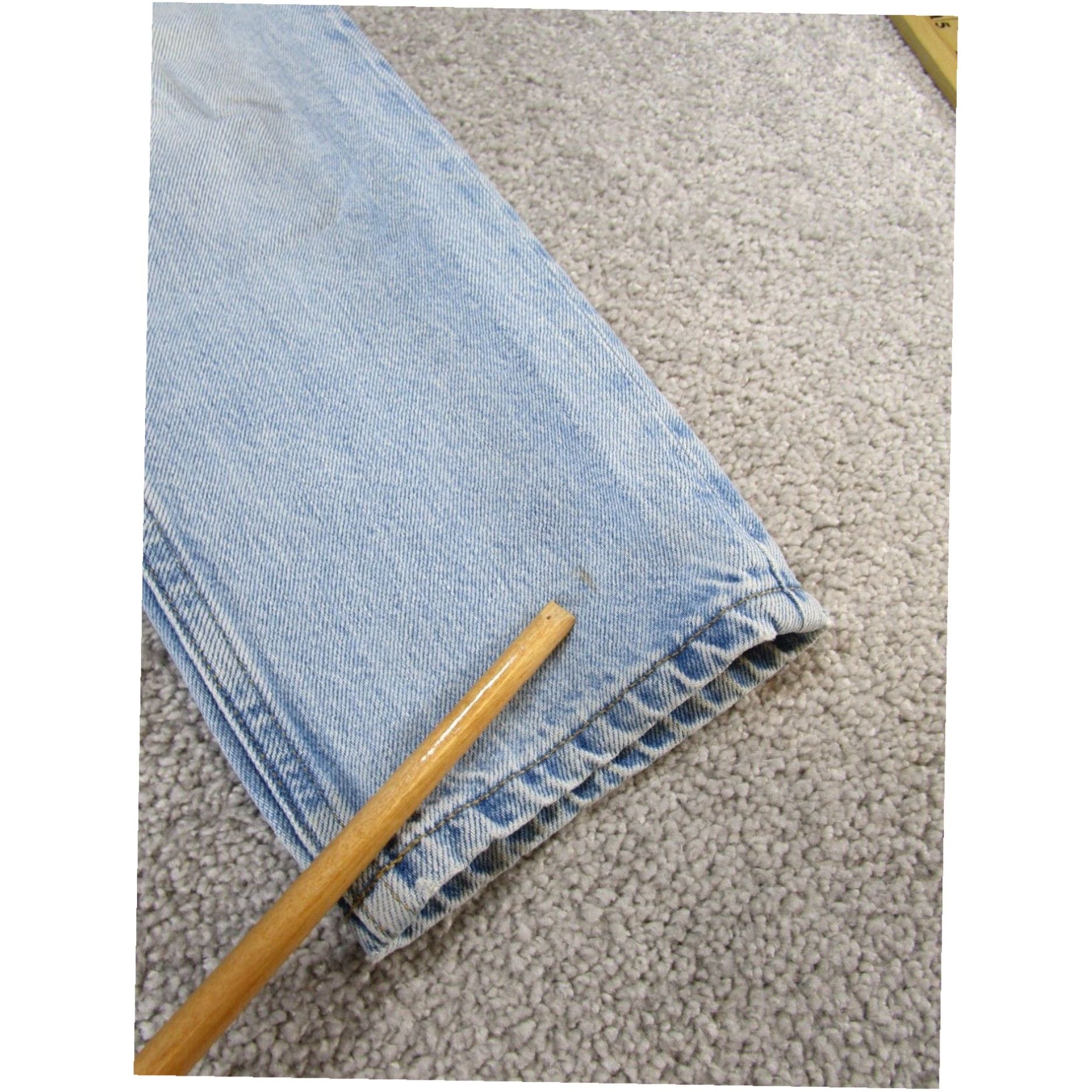 Everlane Everlane 90s Cheeky Ankle Jeans Womens 23 Light Blue Denim Mid Rise Size 40" / US 18 - 2 Thumbnail
