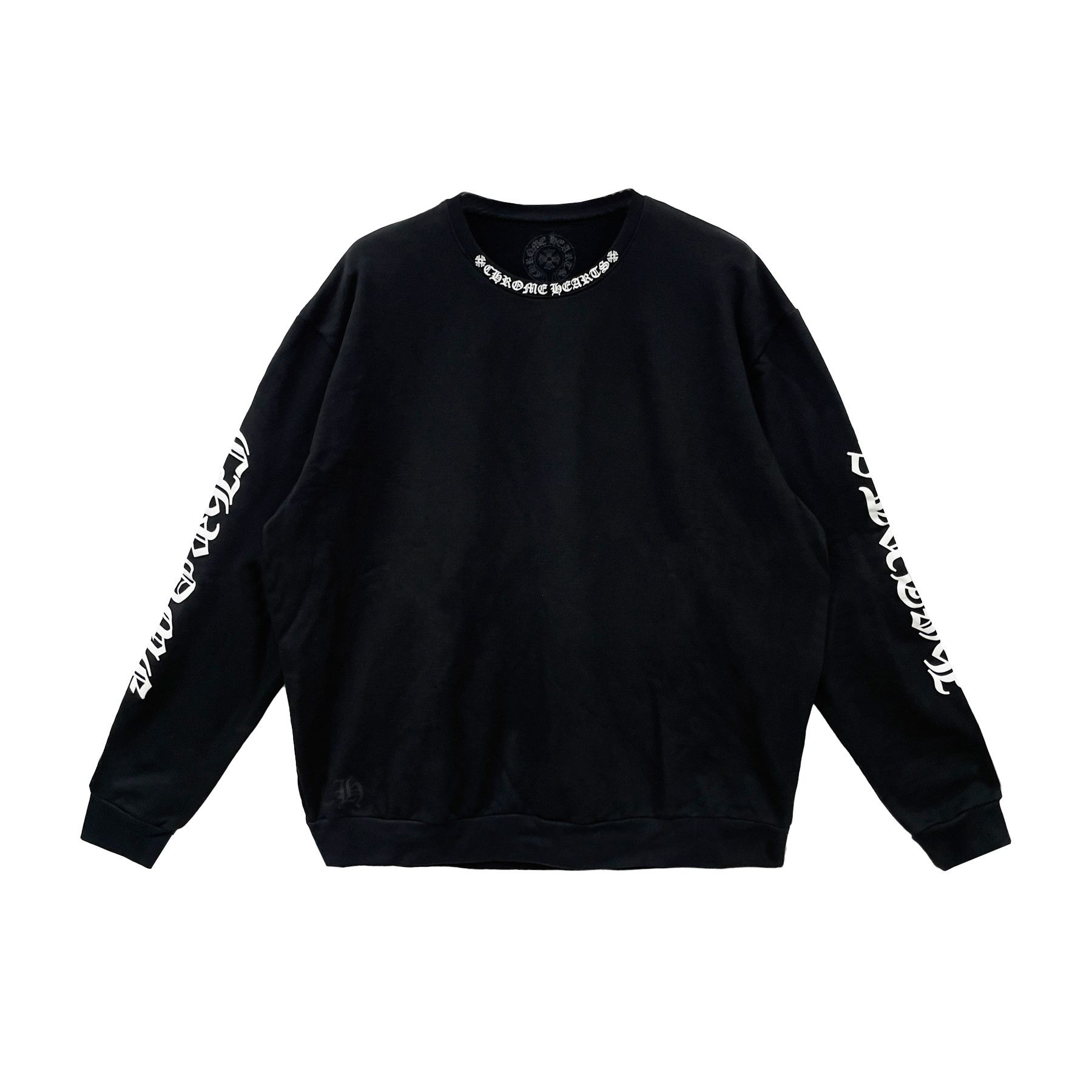 Chrome Hearts Chrome Hearts Neck Logo Black Sweatshirt Size US L / EU 52-54 / 3 - 1 Thumbnail