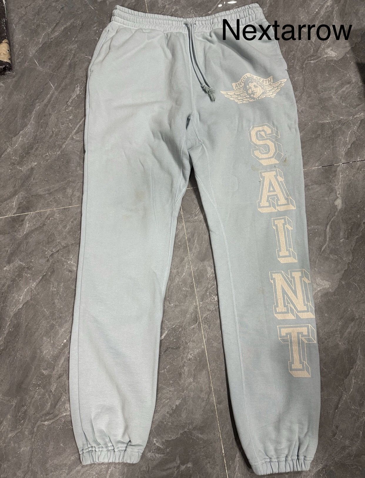Saint Michael Saint Michael Baby Blue Babyblue Sky BlueWash Casual Pants Size US 36 / EU 52 - 1 Thumbnail