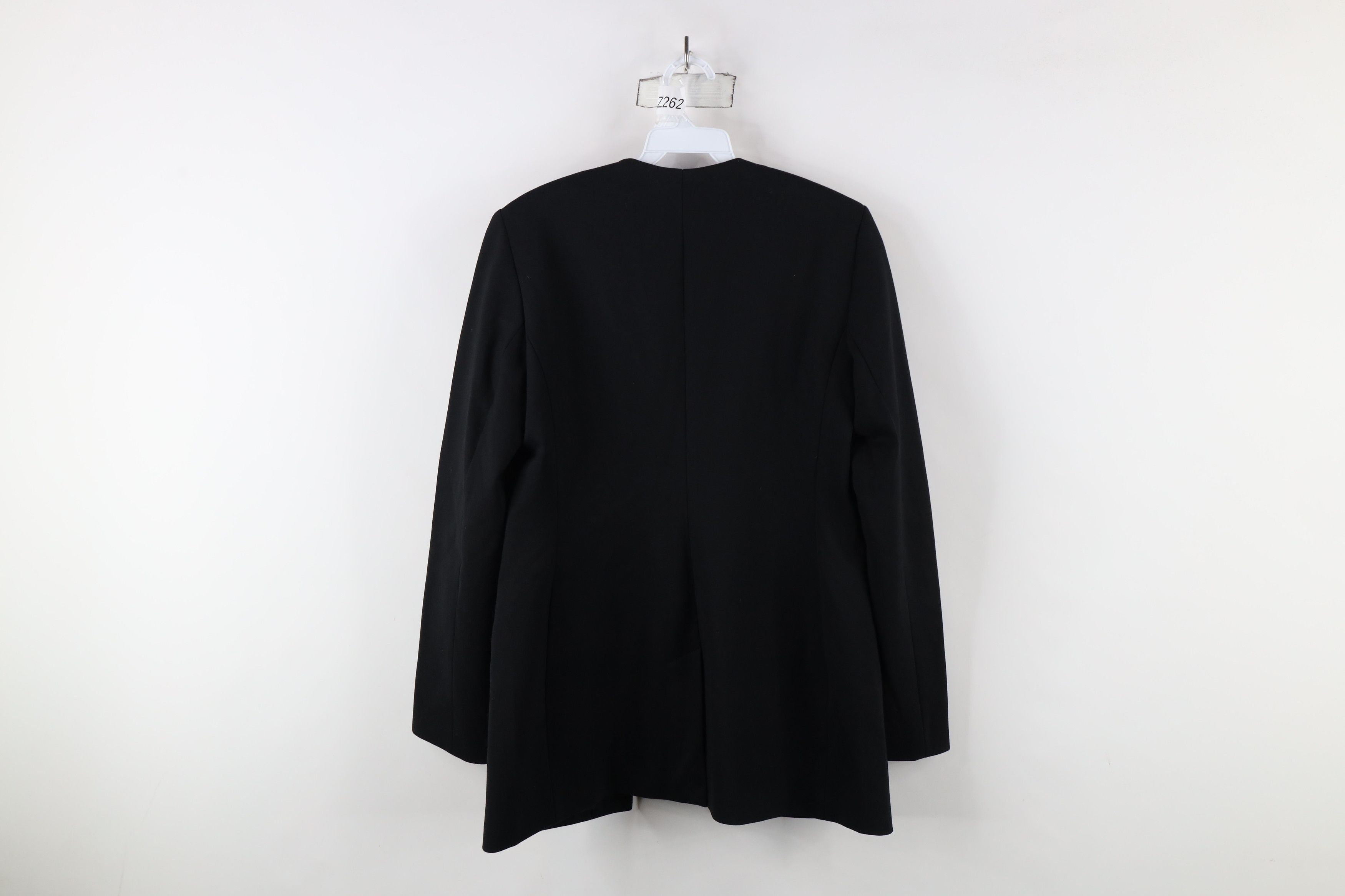 Express × Vintage New Express Open Front Blazer Suit Jacket Sport Coat Black Size M / US 6-8 / IT 42-44 - 11 Thumbnail