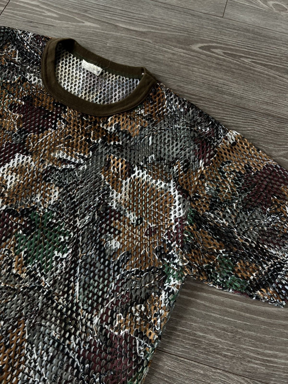Other Vintage Transparent Hunt Camo Trees Colourway Perforated Tee Size US M / EU 48-50 / 2 - 10 Thumbnail