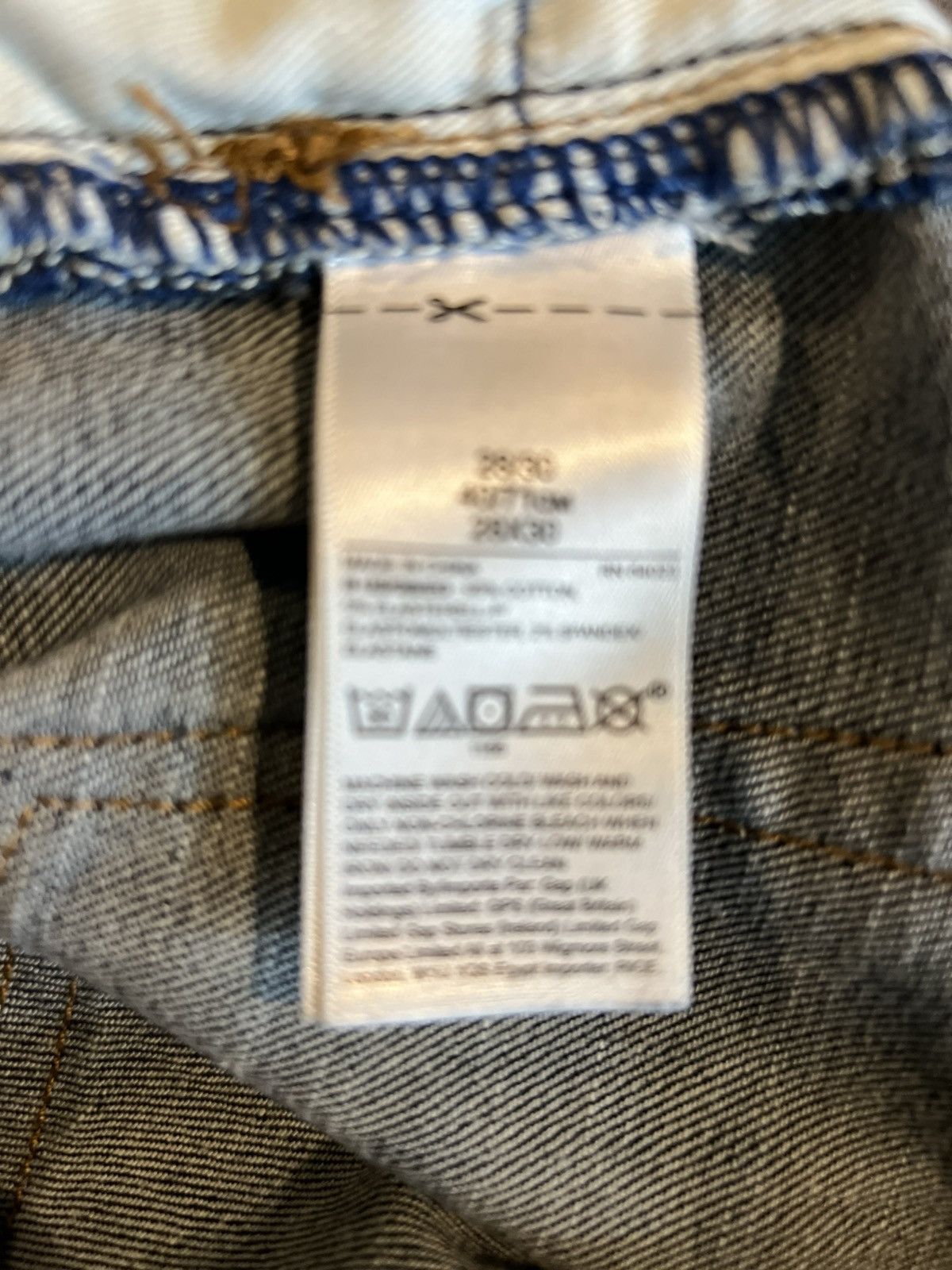 Gap Gap “1969” Slim Men’s Jeans Size US 28 / EU 44 - 3 Thumbnail