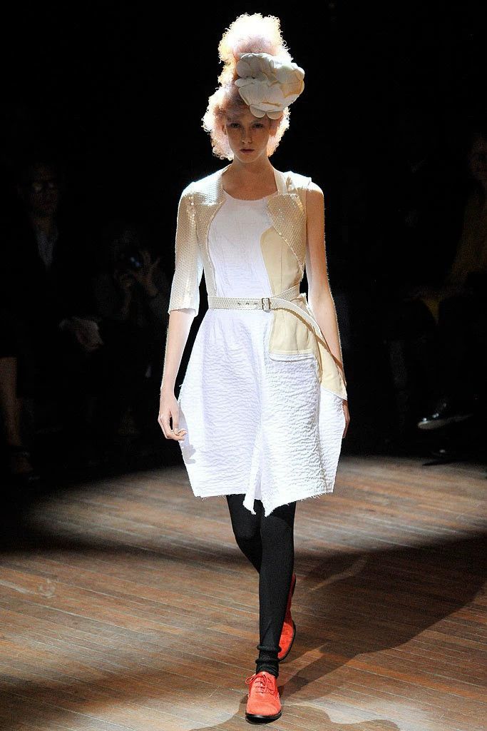 Comme des Garcons Comme des Garcons White sleeveless stitching special-shape Size M / US 6-8 / IT 42-44 - 9 Thumbnail
