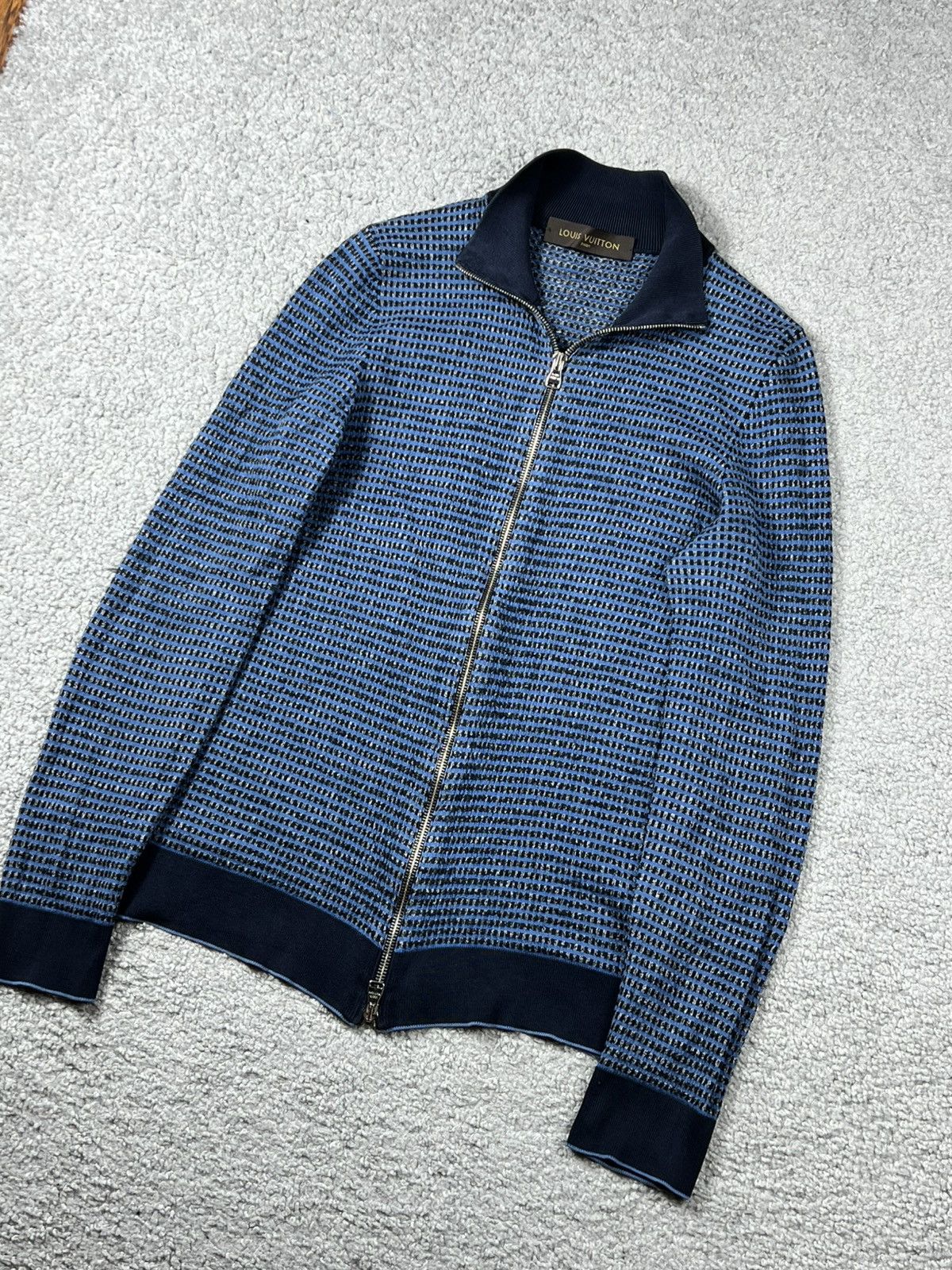 Louis Vuitton Louis Vuitton Full Zip Blue Sweater Size US S / EU 44-46 / 1 - 3 Thumbnail
