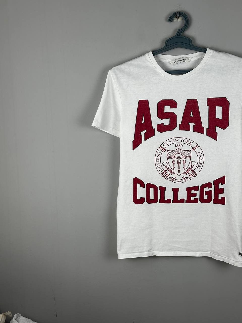 Eleven Paris Eleven Paris x ASAP Rocky Colege White T Shirt Streetwear Size US XS / EU 42 / 0 - 2 Thumbnail