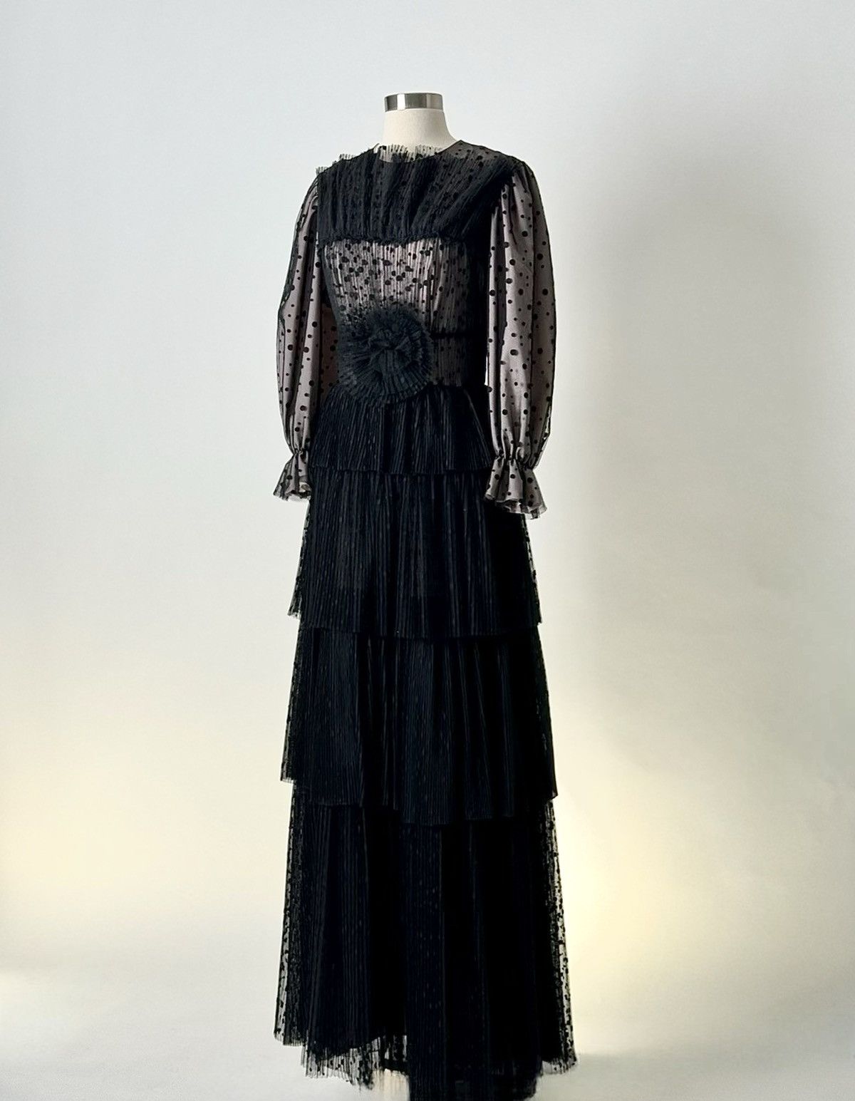 Other Brand New US 2 Anna Augusta Midi Evening Dress Size XS / US 0-2 / IT 36-38 - 2 Thumbnail