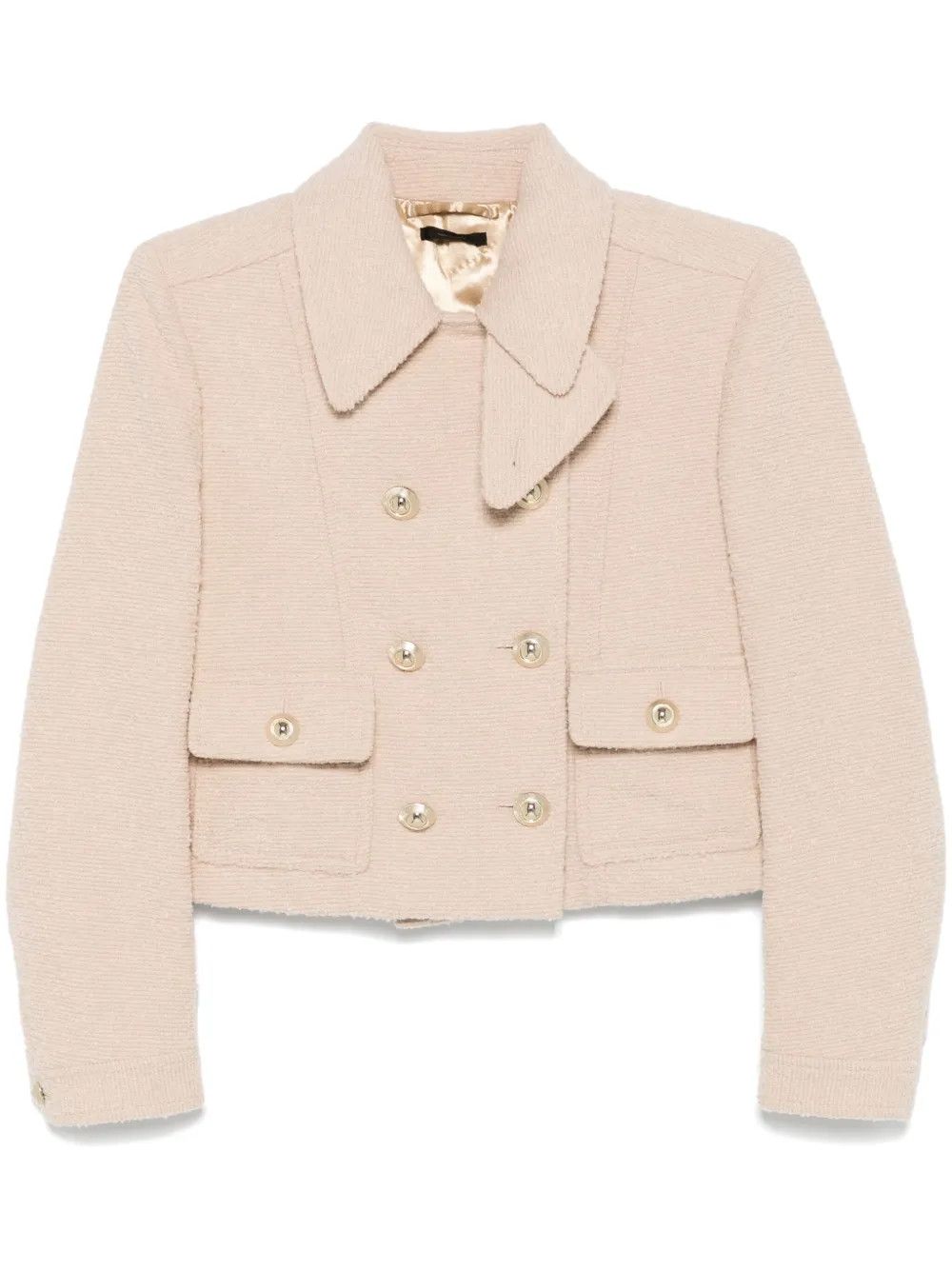 Tom Ford o1y0126 Boucle Jacket in Beige Size M / US 6-8 / IT 42-44 - 1 Thumbnail