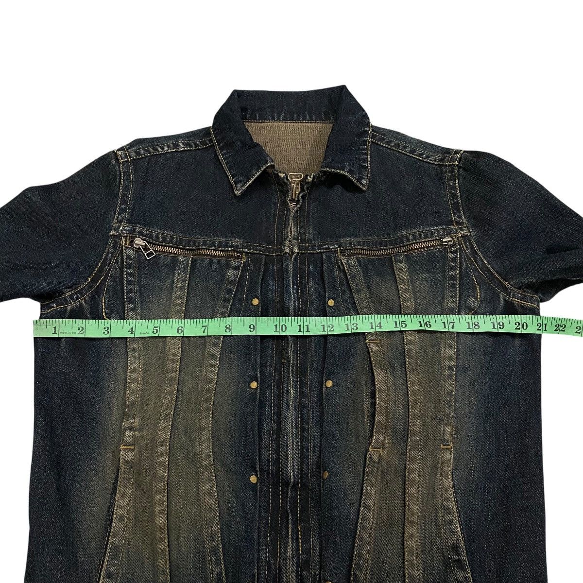 Japanese Brand Vintage Irish Denim Button Jacket Size 3 Blue Colour Size US M / EU 48-50 / 2 - 16 Thumbnail