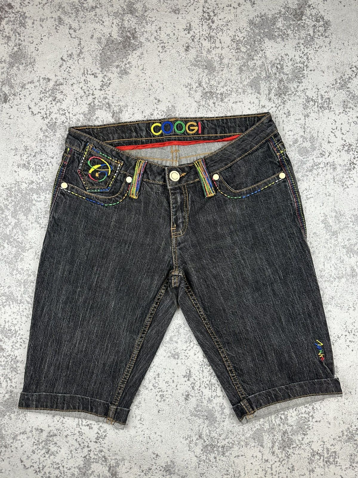 Coogi Denim Shorts COOGI Embroidered Vintage Grail Size US 32 / EU 48 - 4 Thumbnail