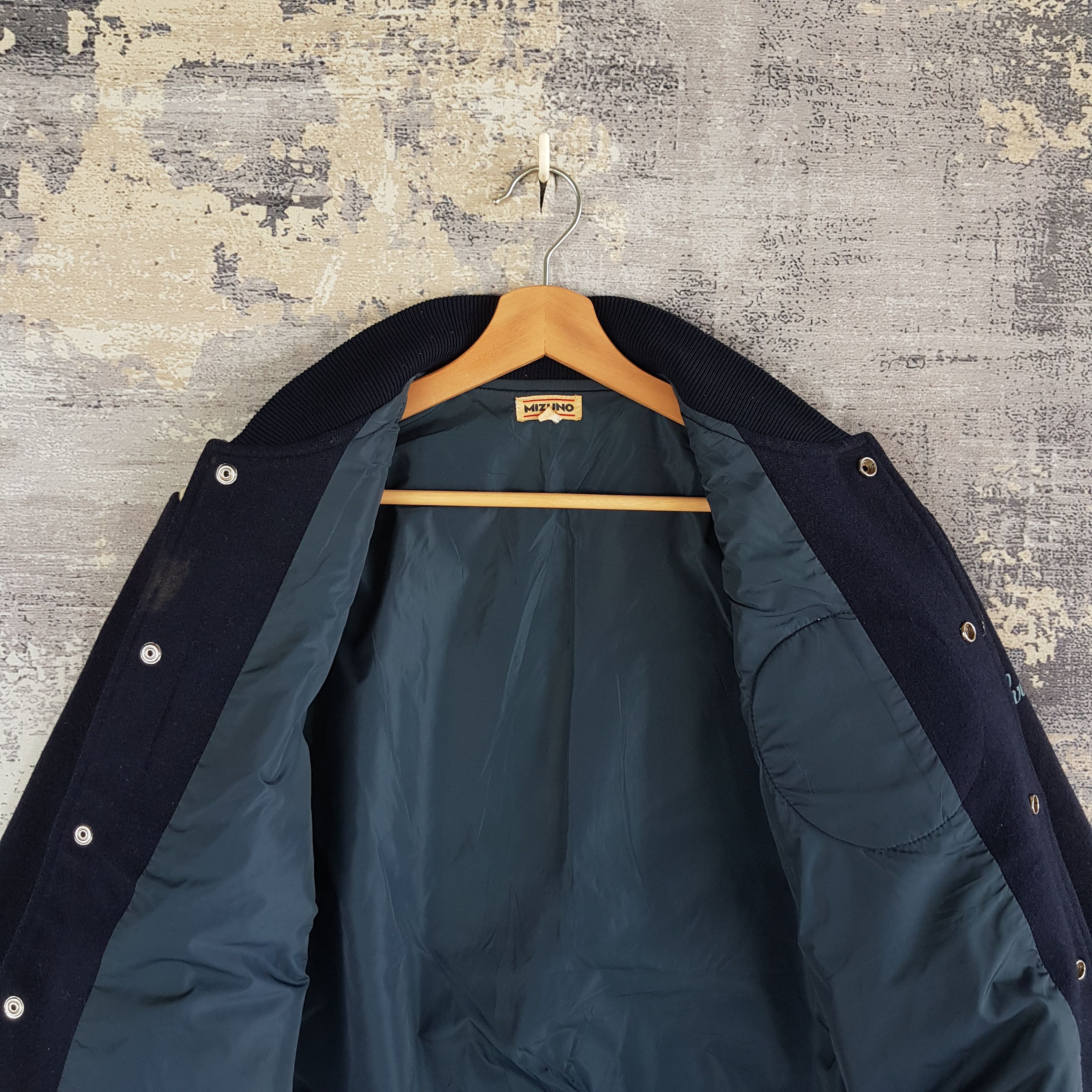 Vintage Vintage Mizuno Wool Varsity Jacket University Aoyama Jacket Size US S / EU 44-46 / 1 - 6 Thumbnail