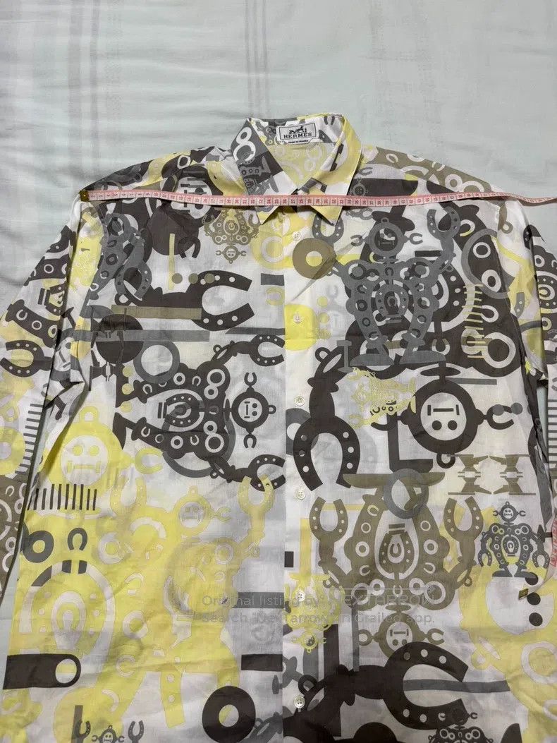 Hermes Hermes size 38 Shirt jacket. Classic pattern, 100% cotton. Size US M / EU 48-50 / 2 - 3 Thumbnail