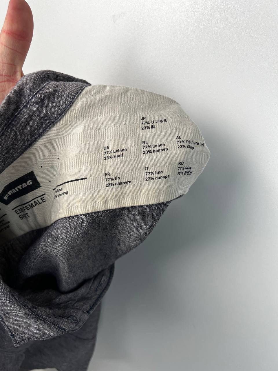 Freitag linen shirt wmn size S