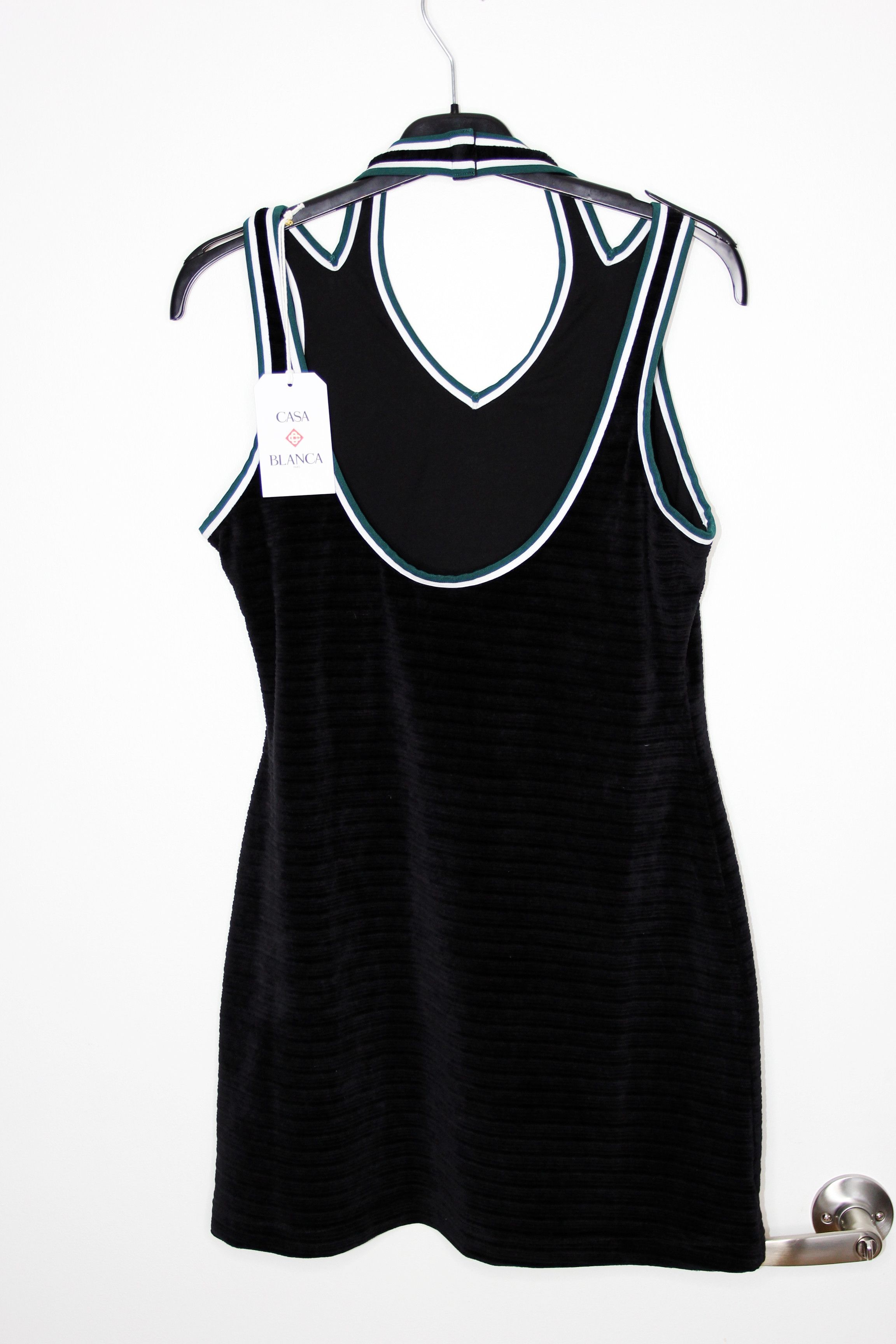 Casablanca BNWT AW25 CASABLANCA DROP NEEDLE VELOUR TENNIS DRESS L Size L / US 10 / IT 46 - 2 Thumbnail
