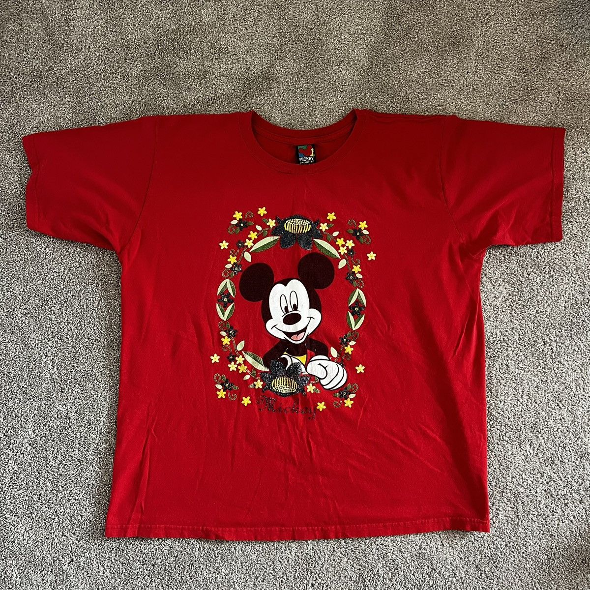 Disney Vintage 90’s Mickey & Minnie Mouse Front & Back Graphic Tee Size XL / US 12-14 / IT 48-50 - 1 Thumbnail