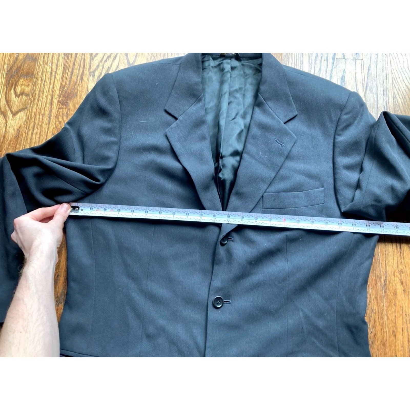 Banana Republic Banana Republic 2 Piece Suit Mens Size 42L Gray Wool Made In Italy 100% Wool Dry Clean Only Size 42R - 5 Thumbnail
